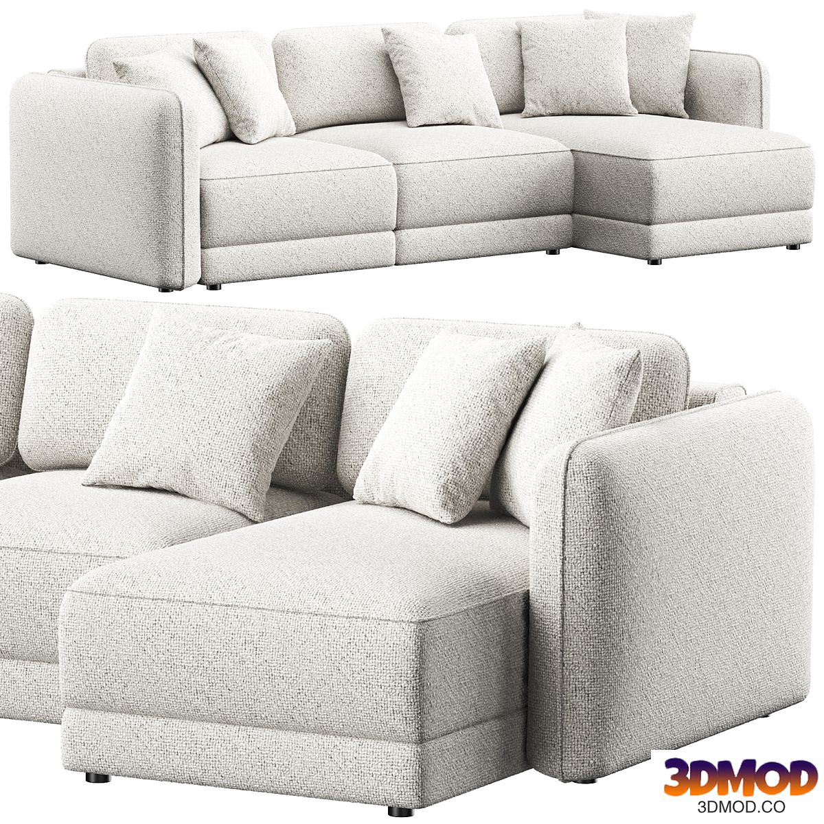 Marley Corner Sofa by Dantone Home