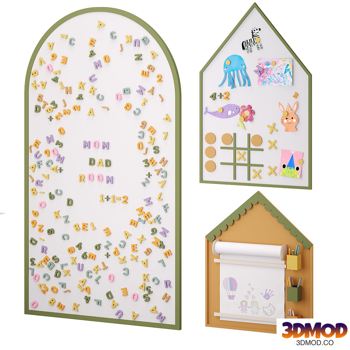Interactive panel for children
