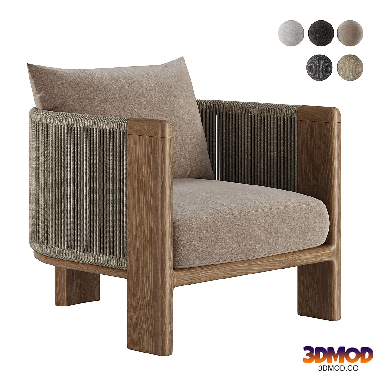 Palm Beach Teak Lounge Chair-harbour