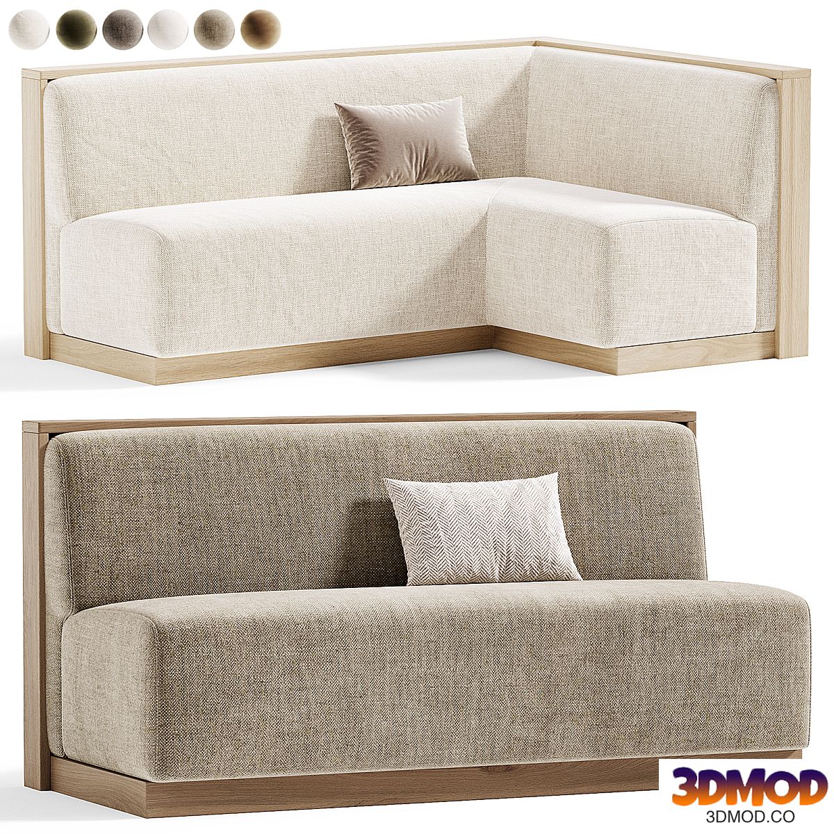 Restaurant Sofa Set 08, Restaurant Sofas