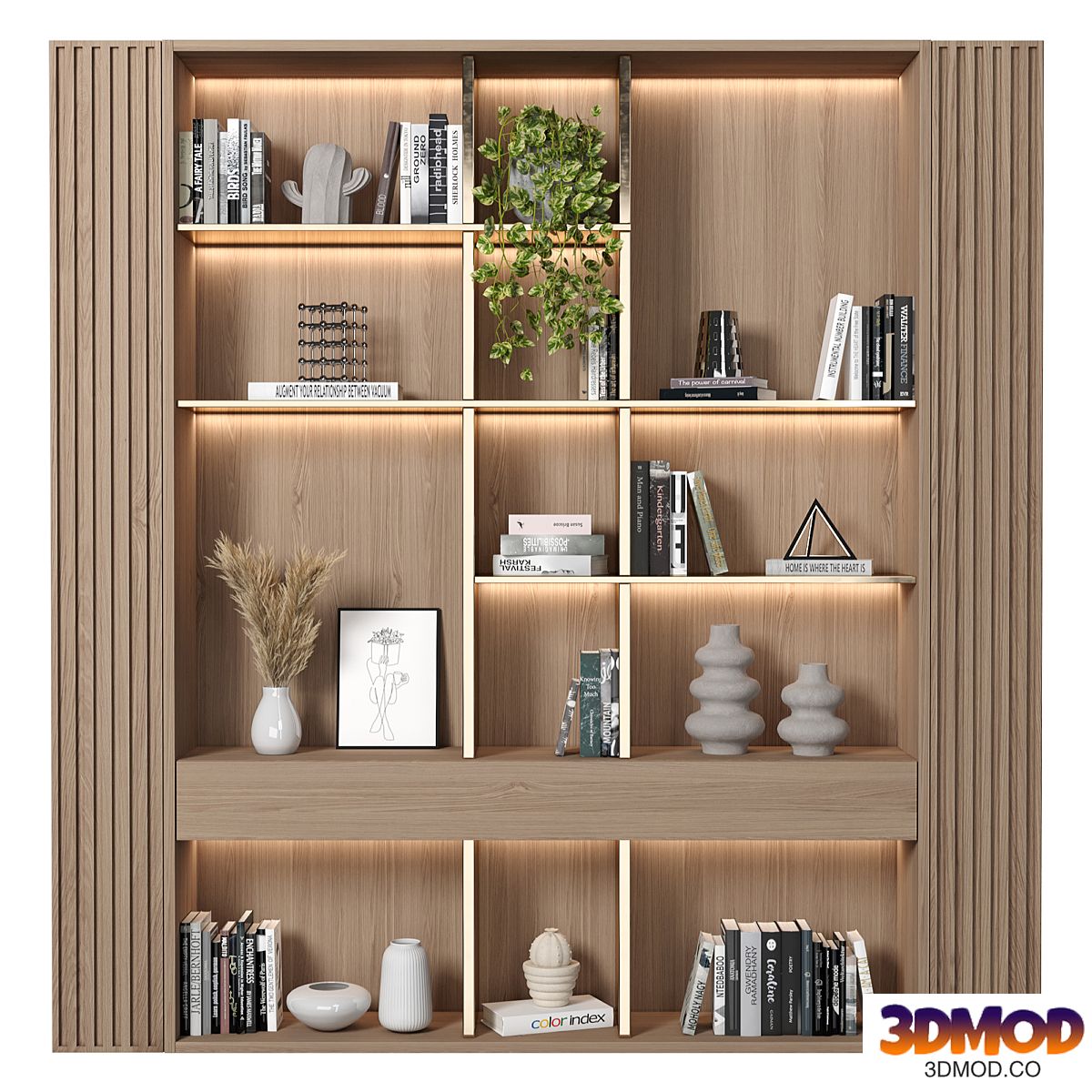 Rack and Bookcase 164