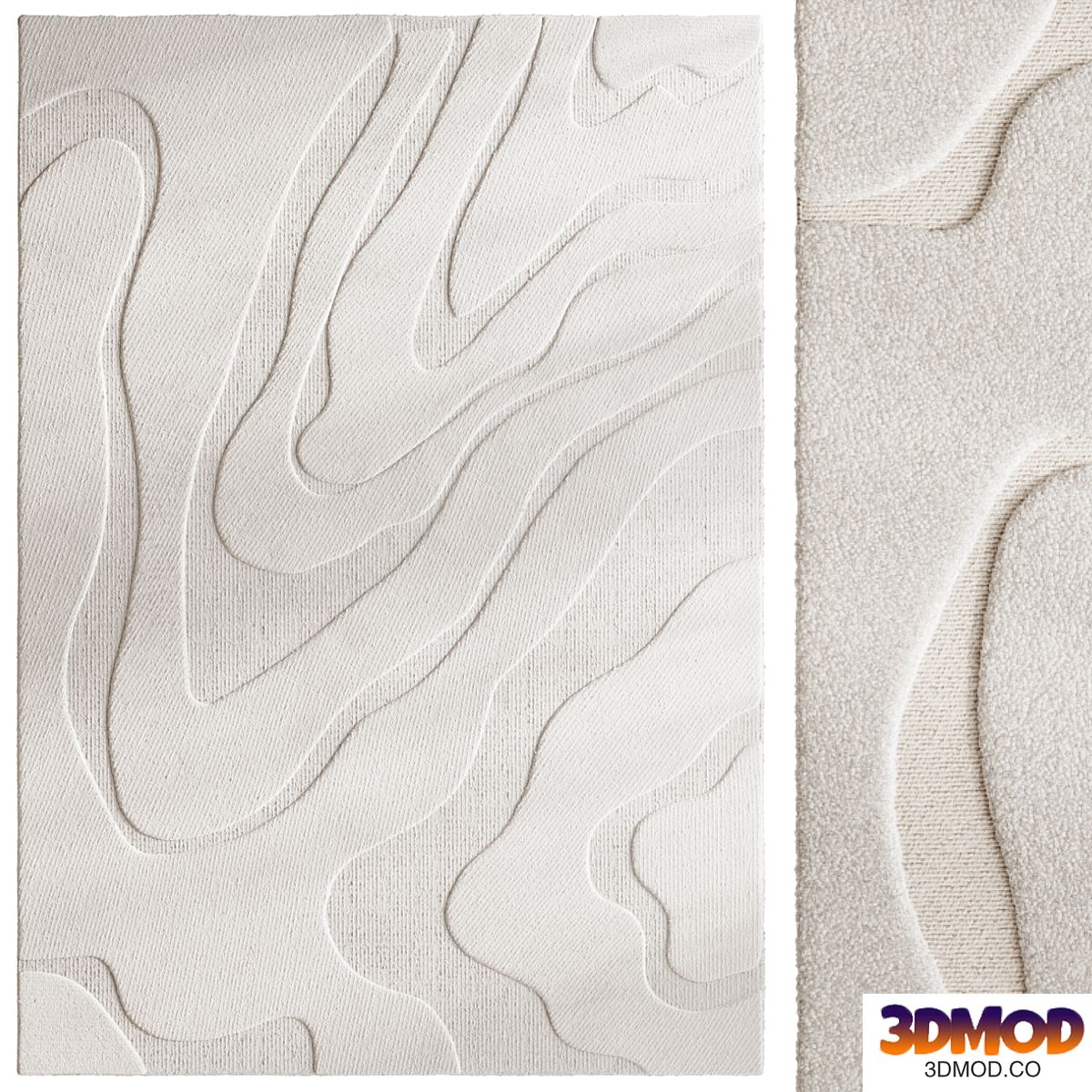 Limestone rug, La Redoute