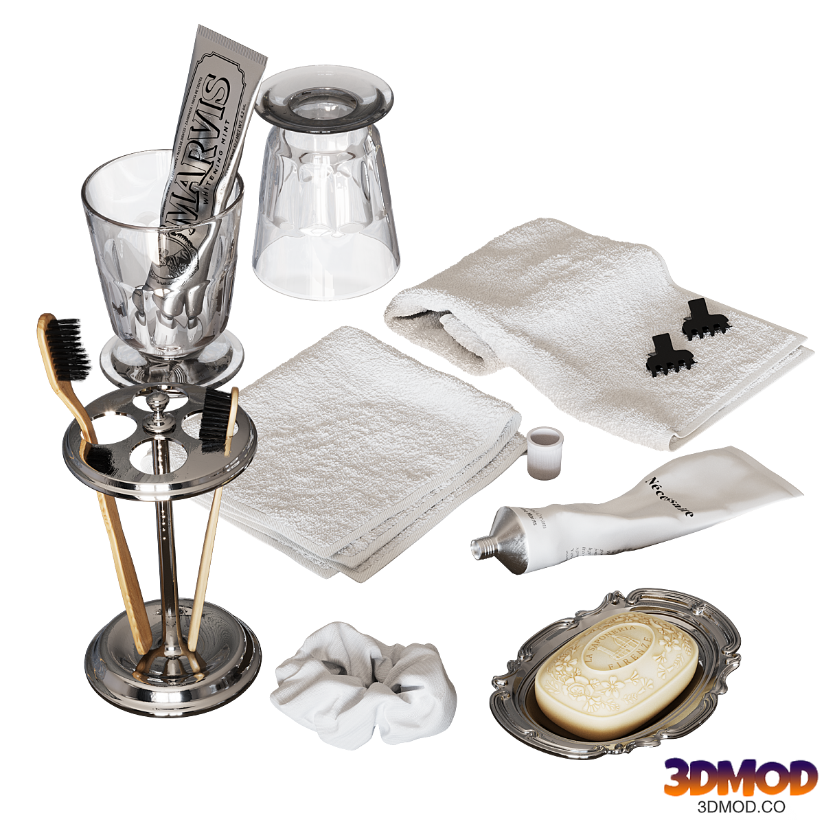 Decorative bathroom set