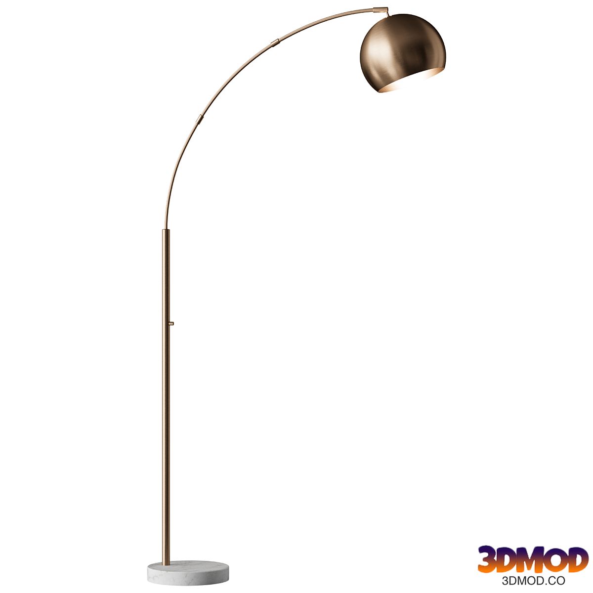 Pottery Barn Nella Metal Arc Sectional Floor Lamp