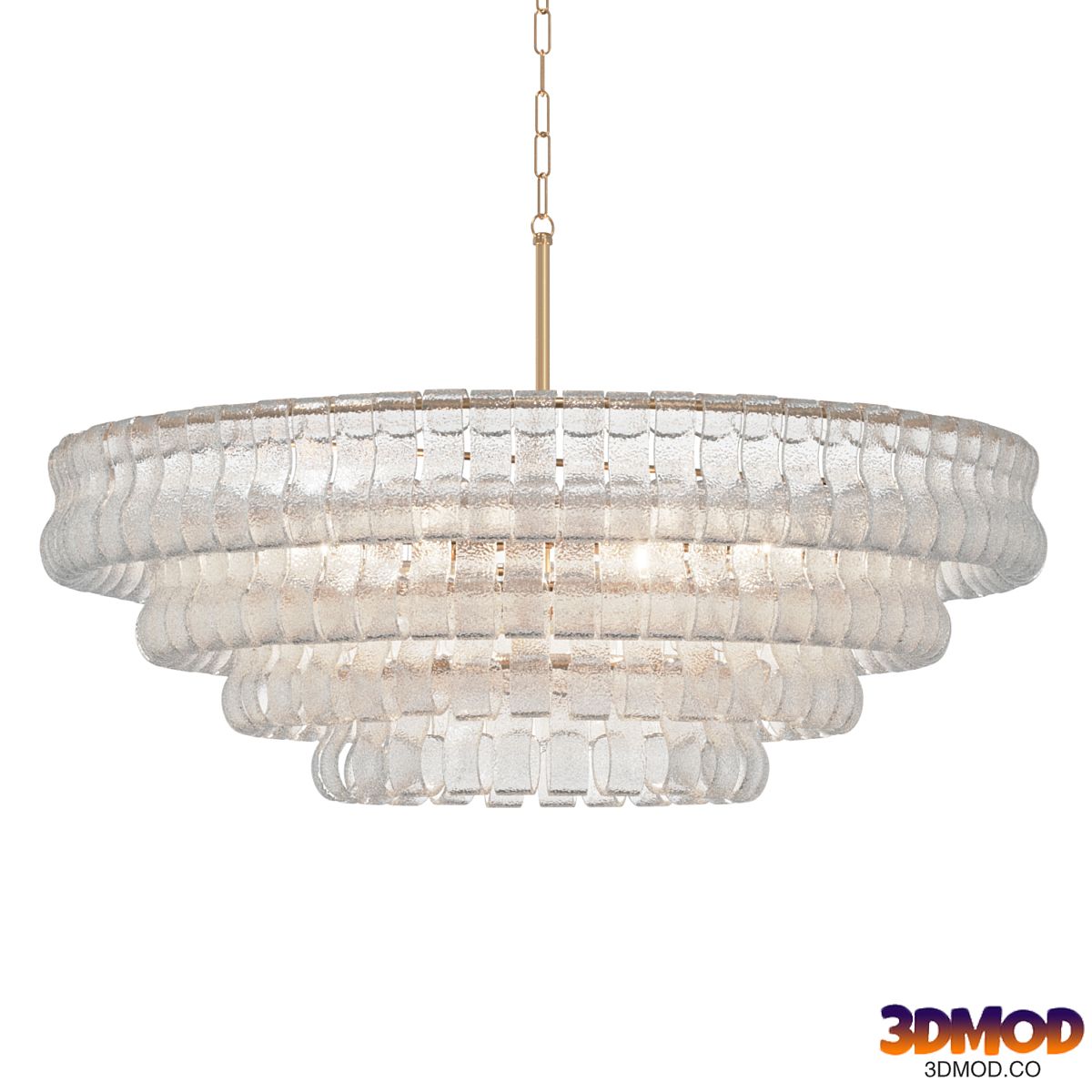 Arhaus Round Chandelier Ghiaccio