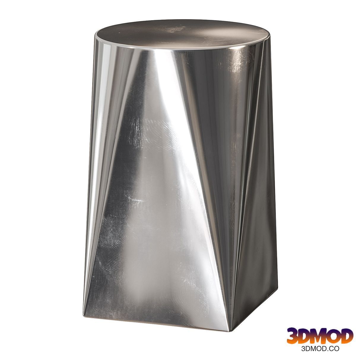 Zara Home Stainless Steel Side Table