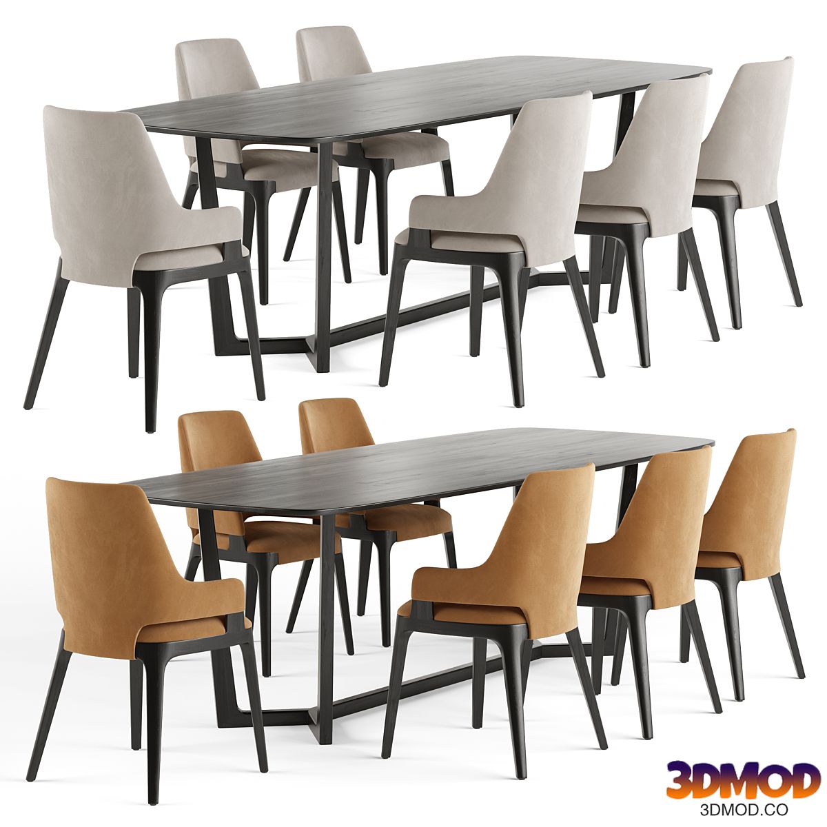 MIKKII 92 Dining chair. CONCORDE Table