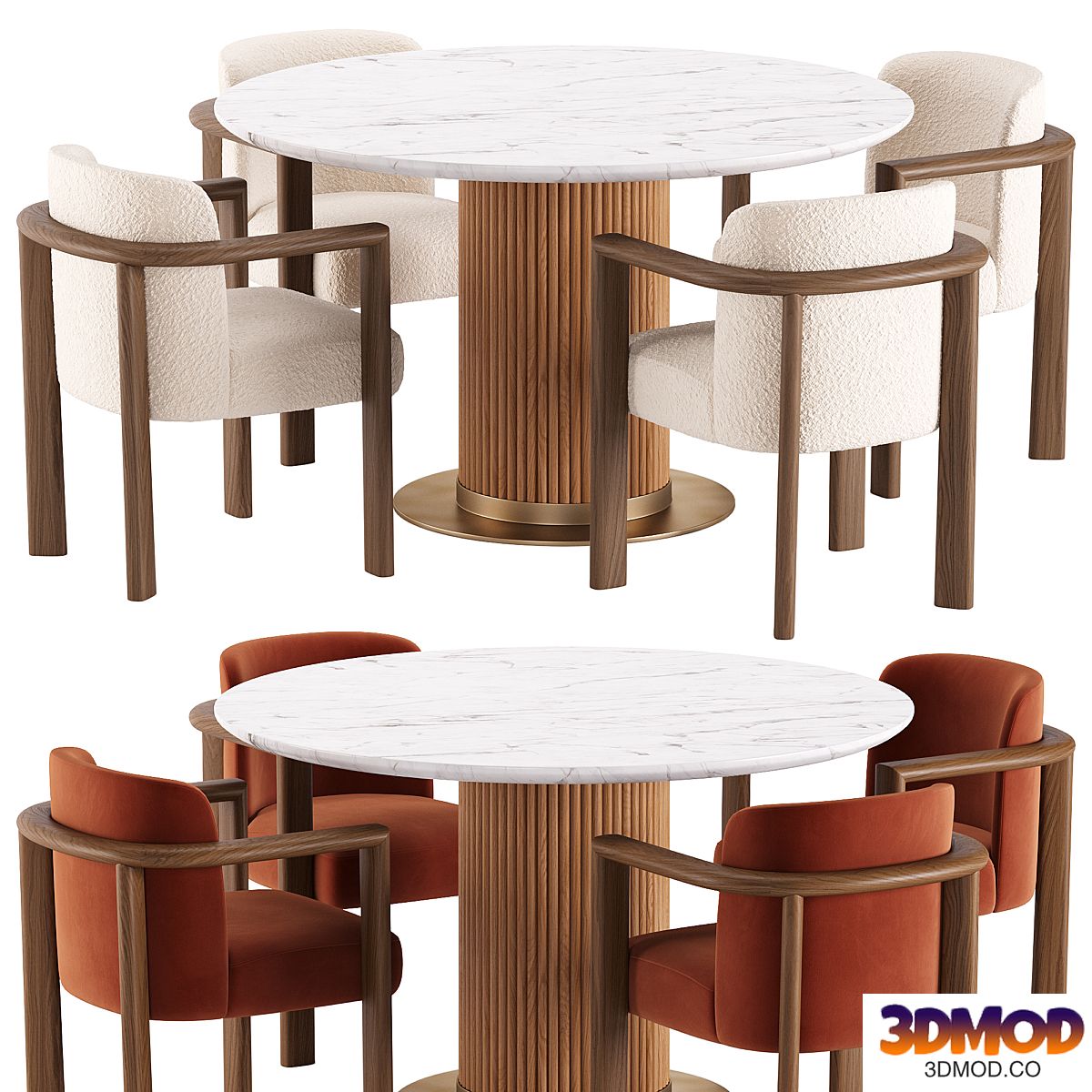 Aria Chair and Murcell Round Table