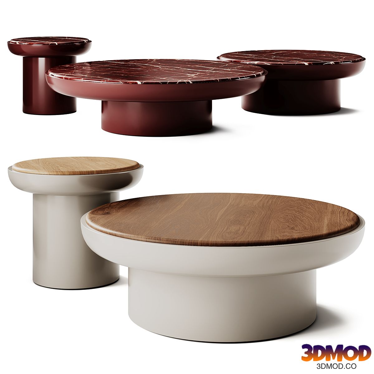 Secolo Romo Marble Coffee Tables