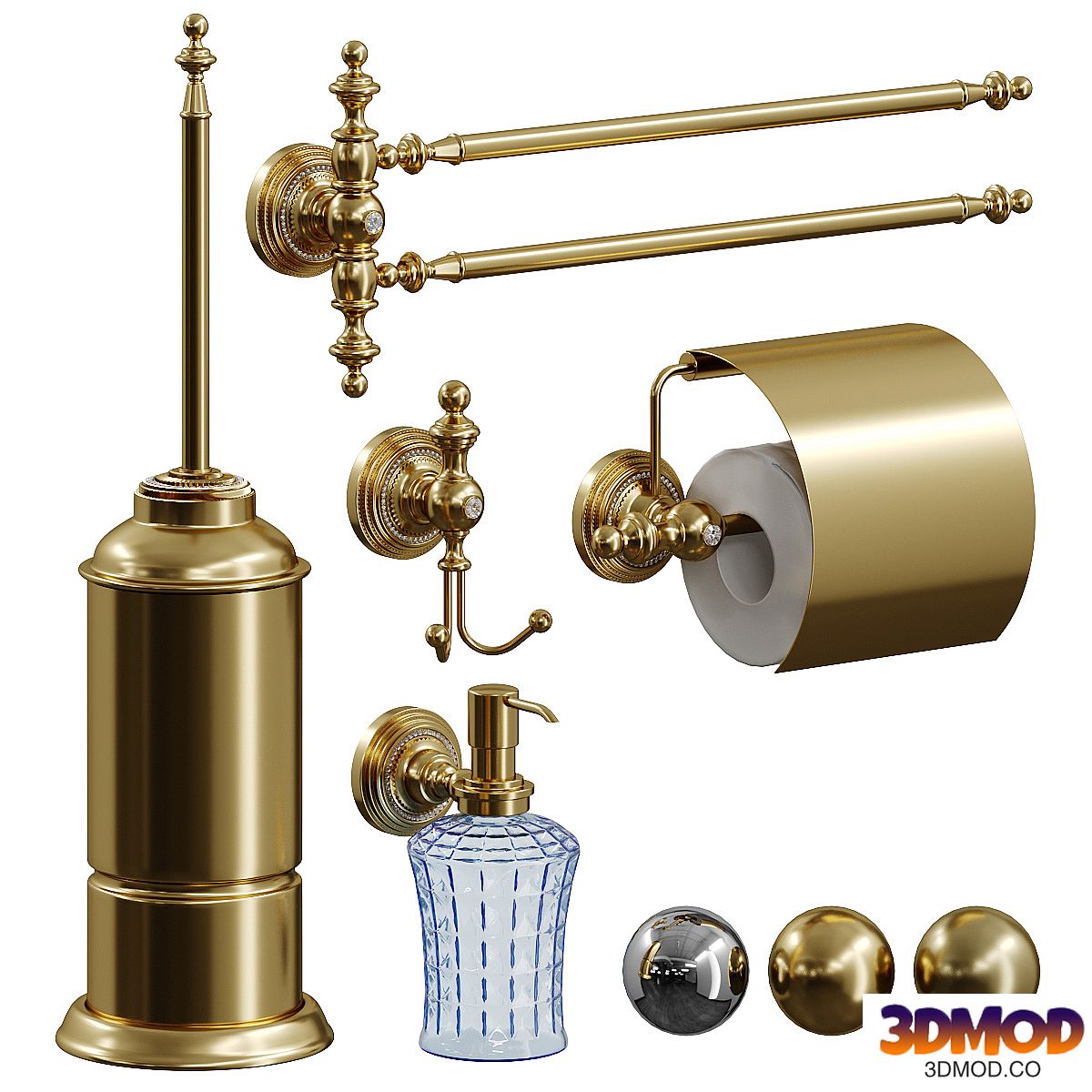 Bathroom Accessories Brillante by Boheme