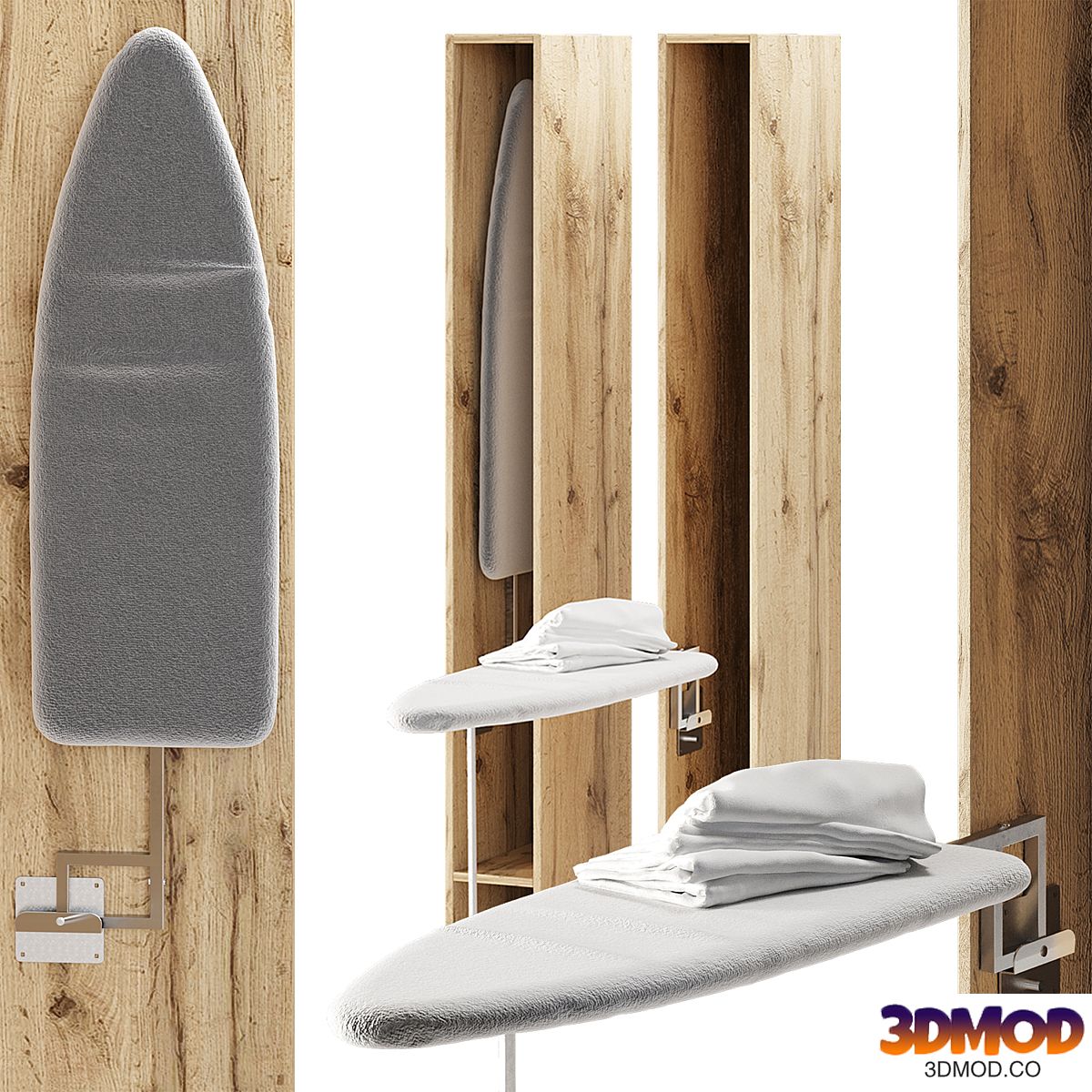 Built-in Flex Ironing Board from Shelf On