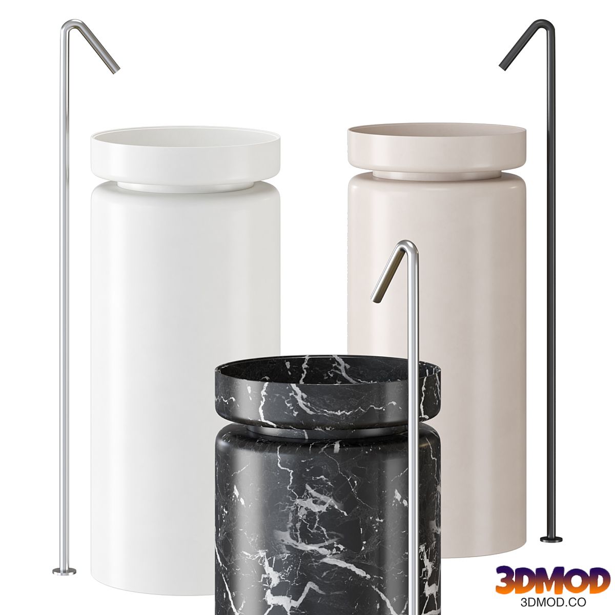 Cassica Baths TOTEM DISCÓBOLO | Floor-standing washbasin