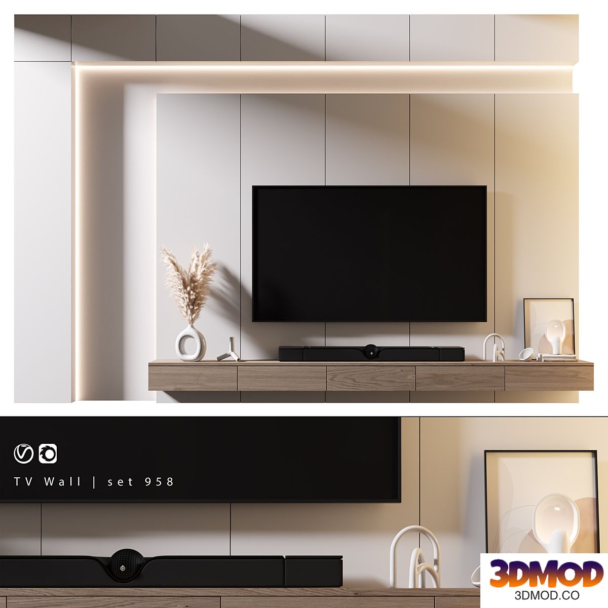 TV Wall | set 958