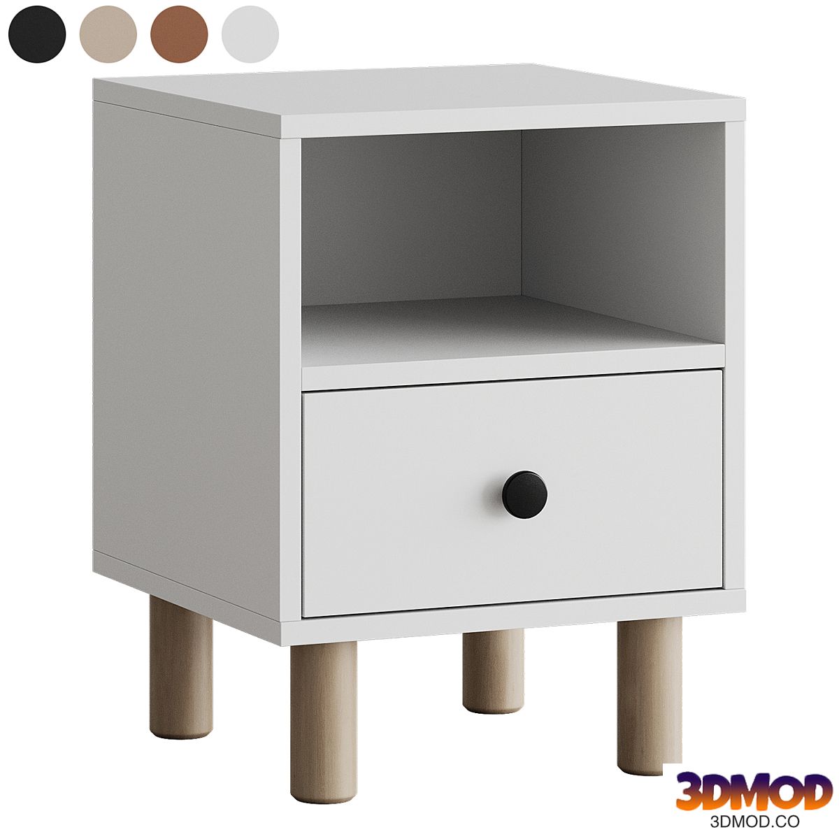 Bedside table Puzzlemebel Nord