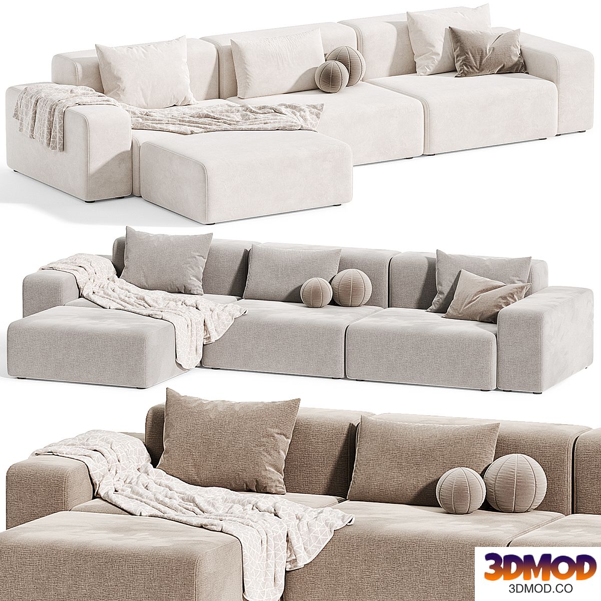 Kaye Sectional Sofa L By roveconcepts