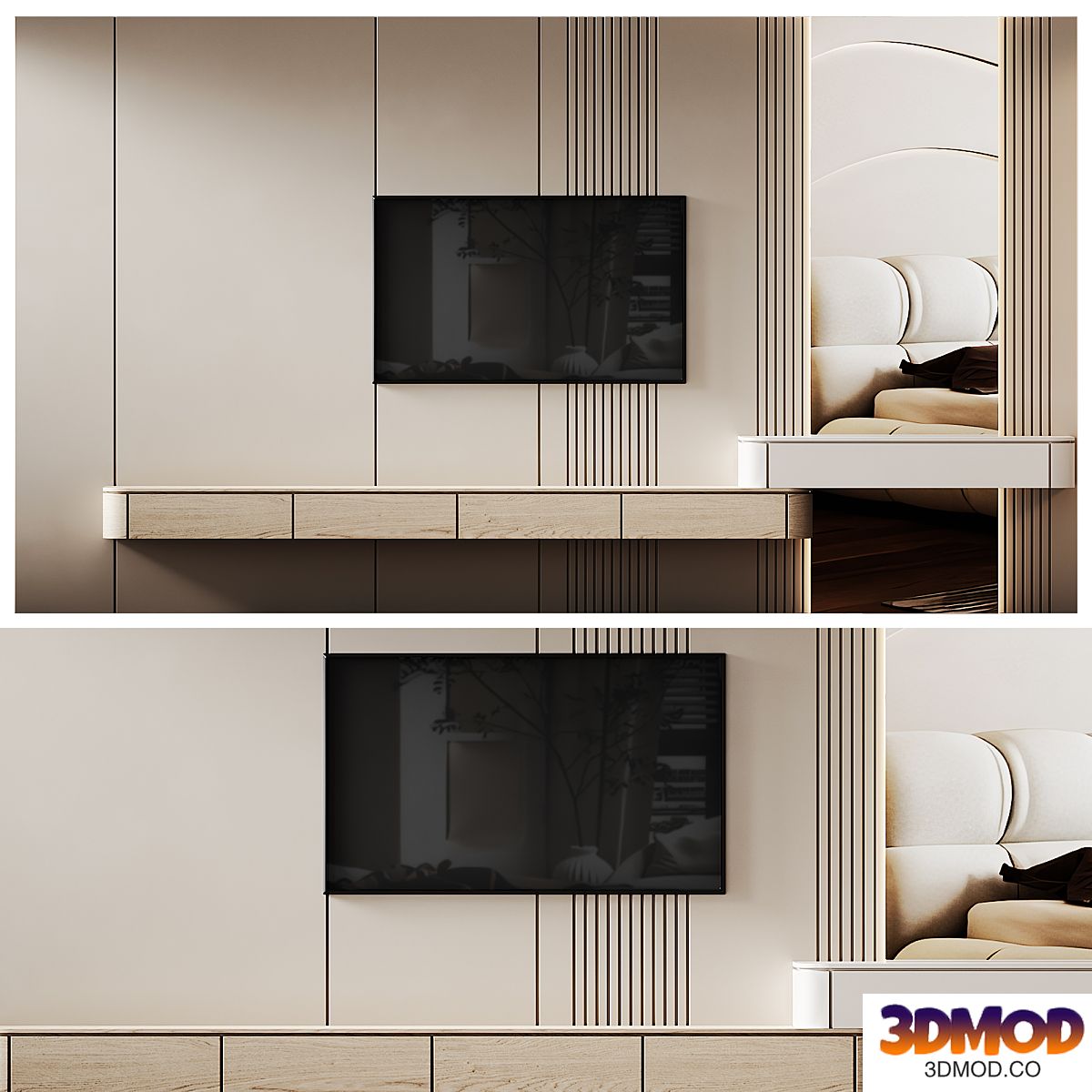 TV Wall for living room TV WALL 06