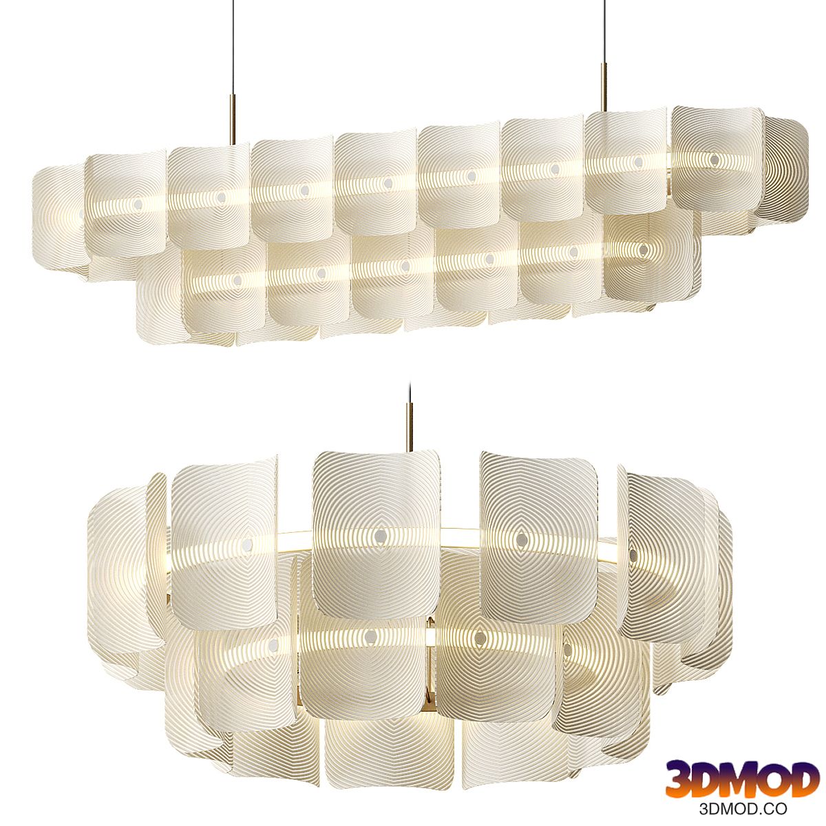 Fingerprint Chandelier