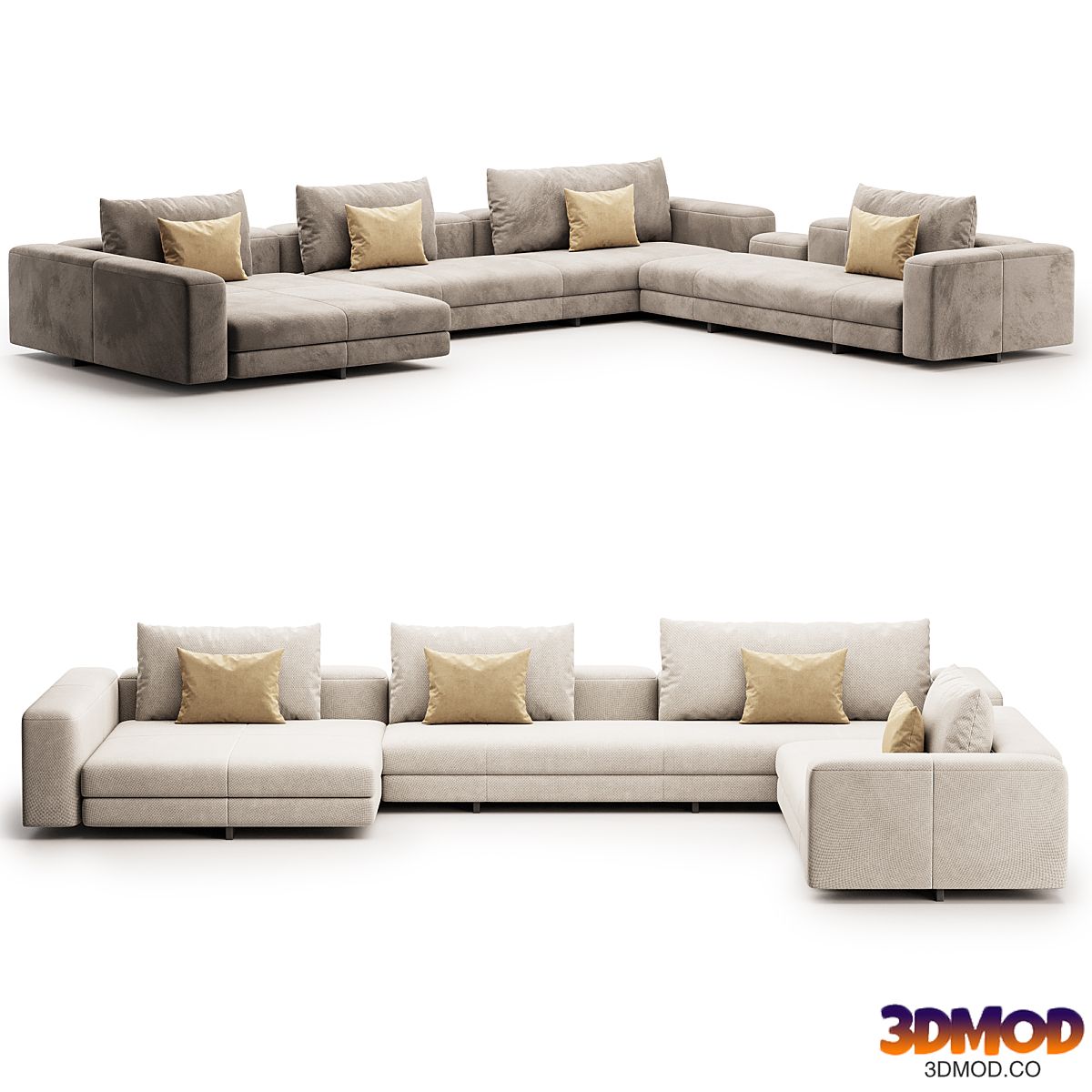 Yves Sofa 014 by Minotti