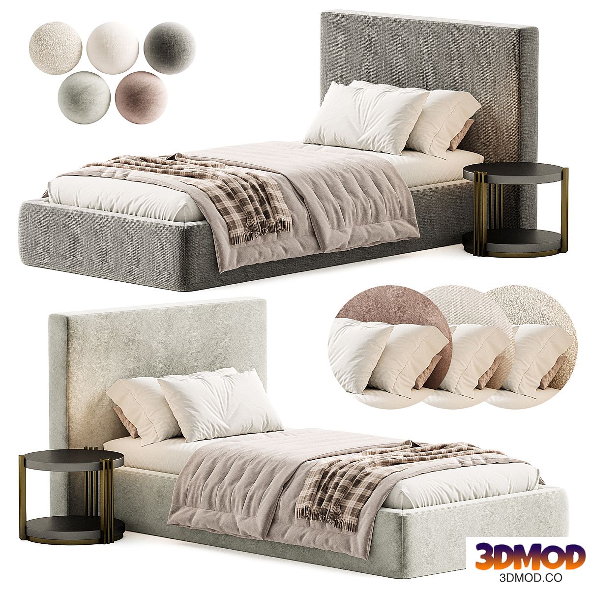 Block Single Bed by Kave Home