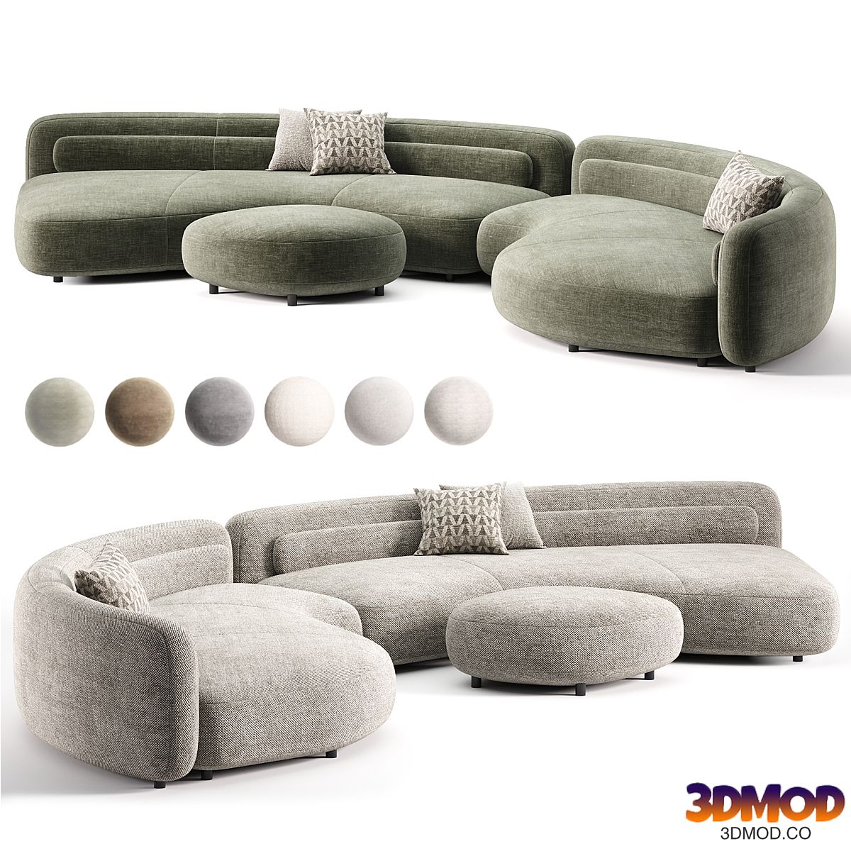 Bezier Sofa by Minotti