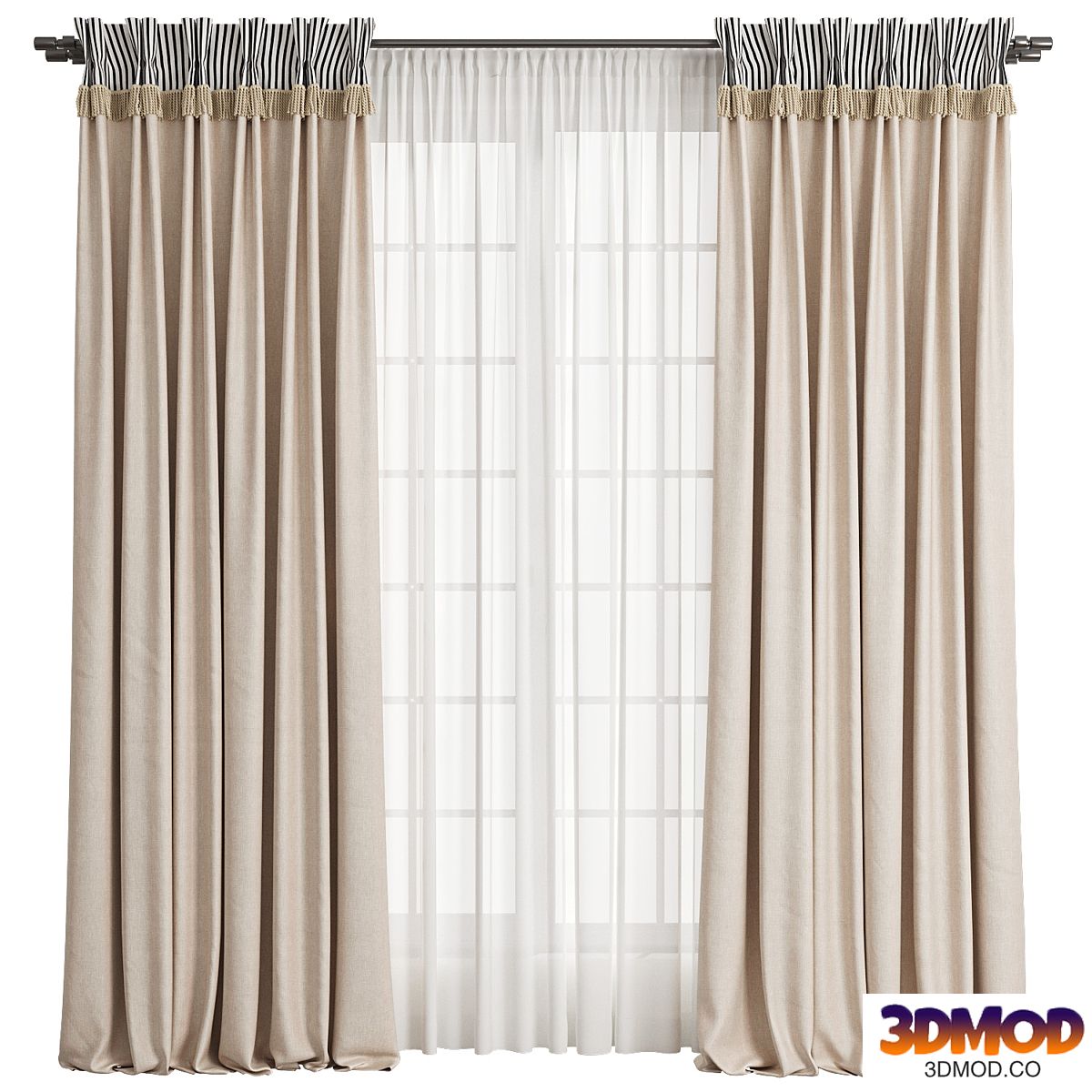 Curtains 100/curtains with fringe