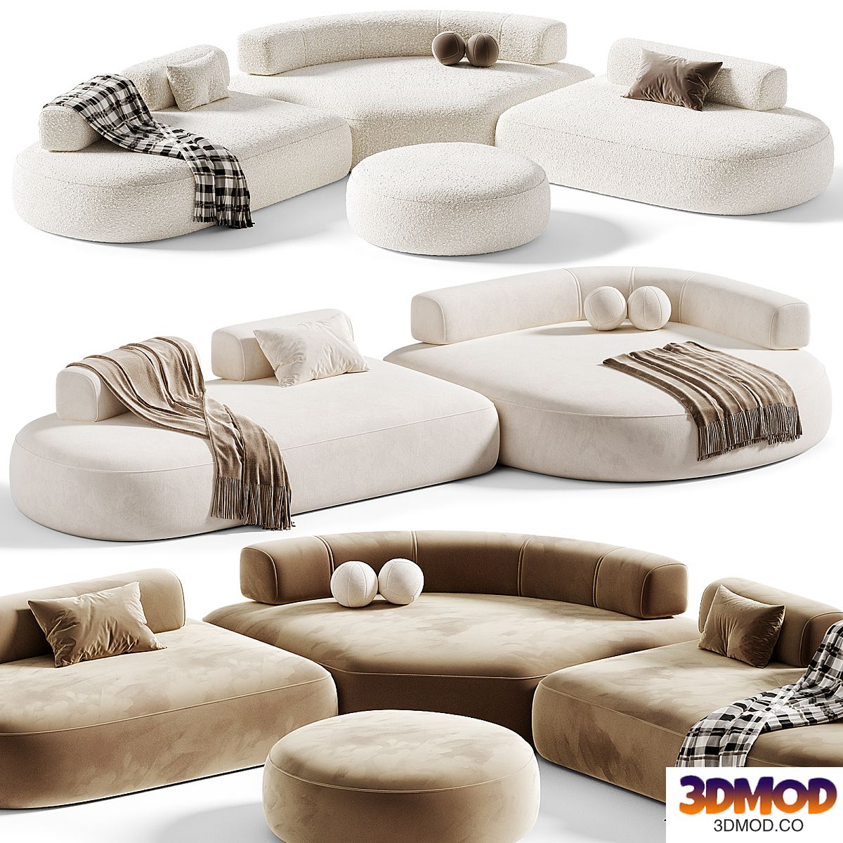 Corner Sofa Isla by Ditre Italia