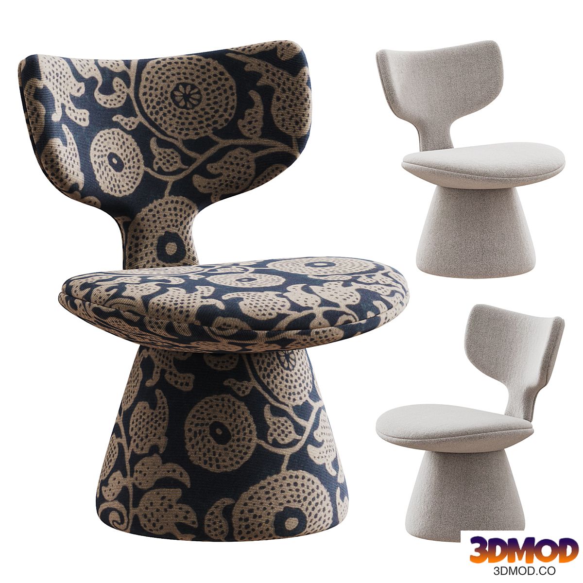 855 Oko Armchair by Saccaro