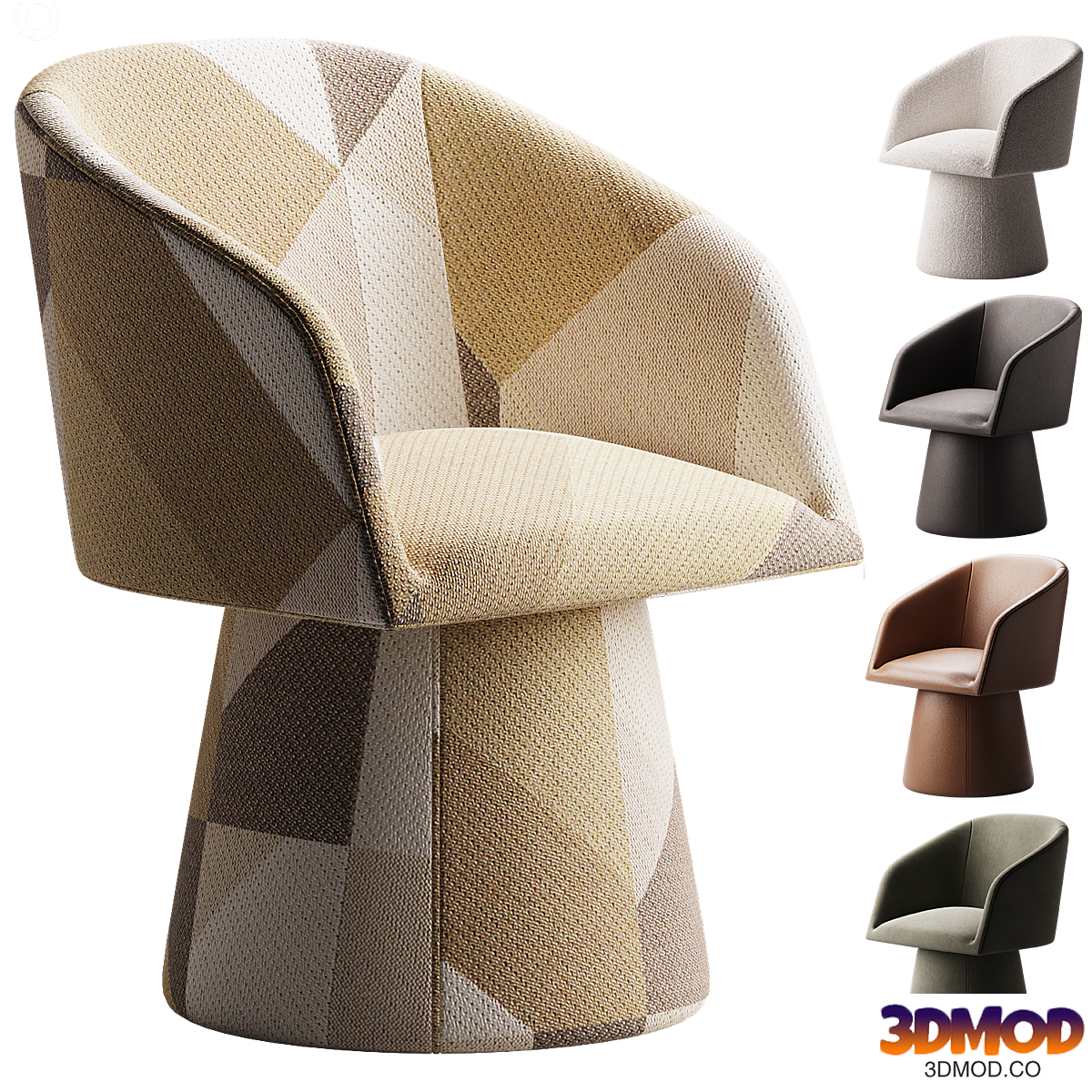 Etta Swivel Dining Armchair by sunpan.com