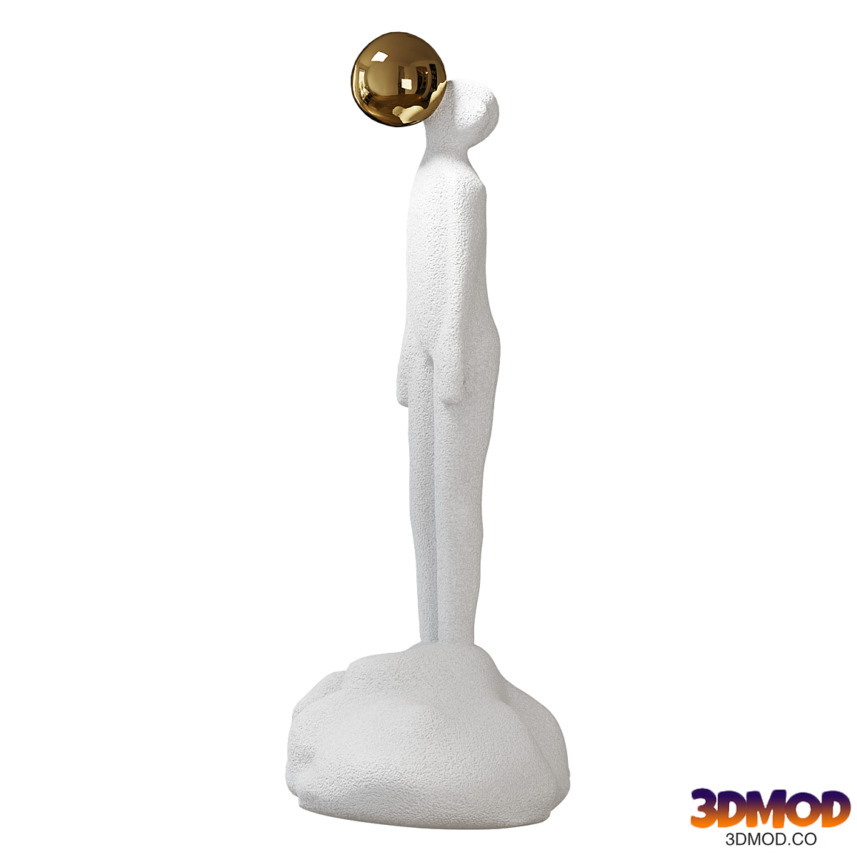 Floor Statue Man Above the Cloud