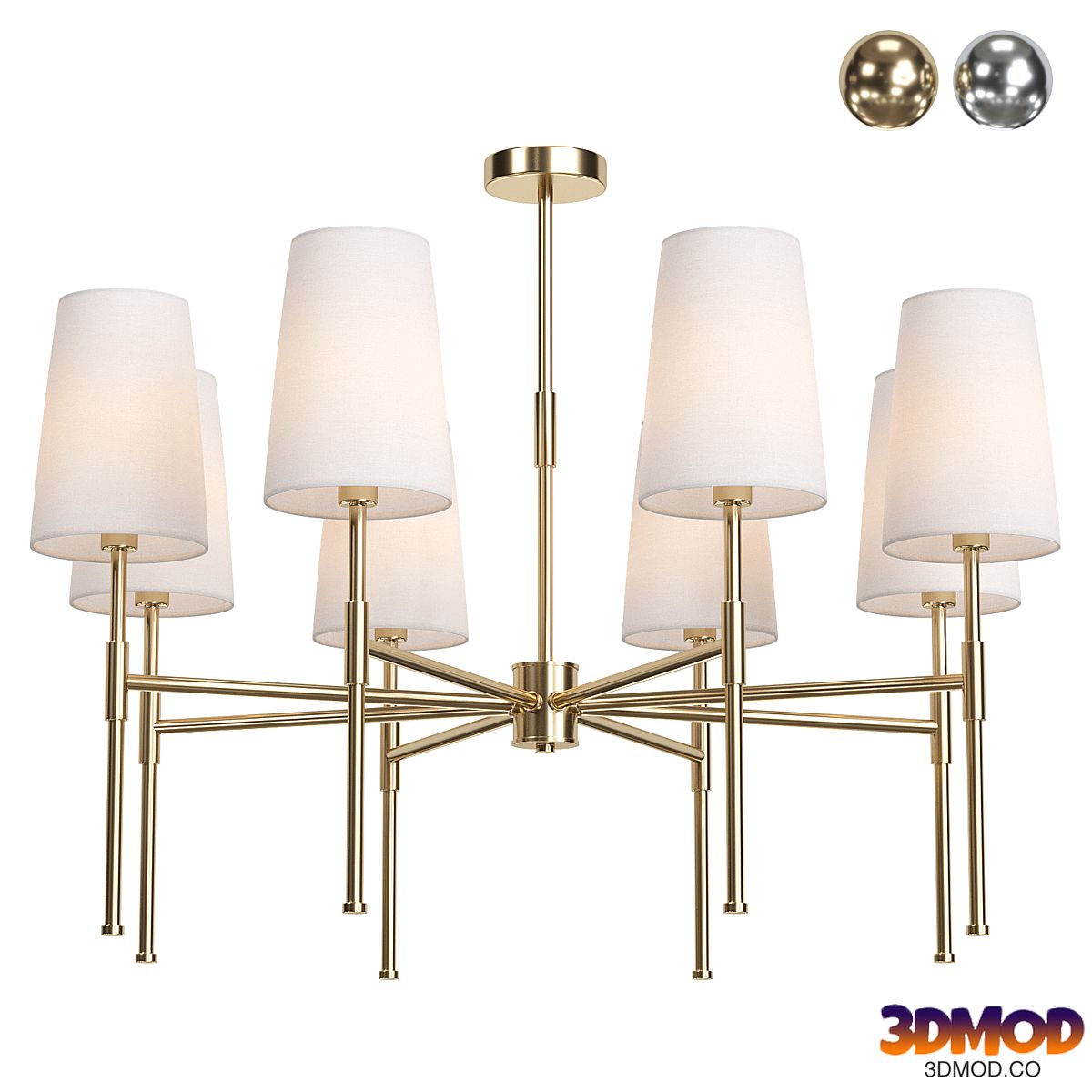 Freya Tida 8 Chandelier