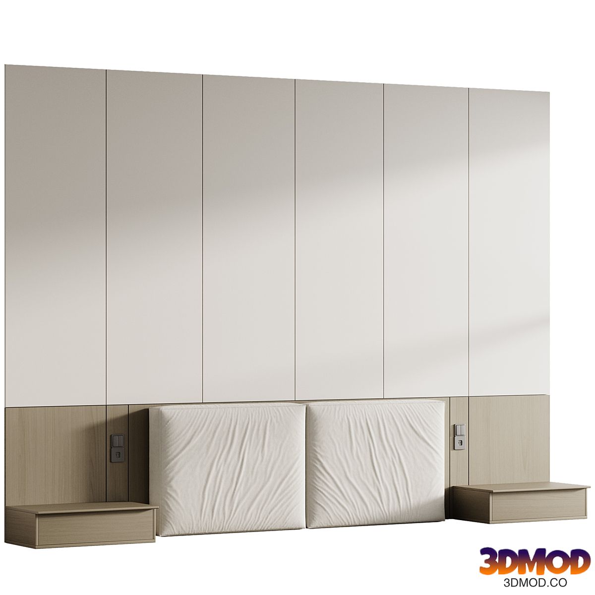 Headboard 3d Wall Panel 05