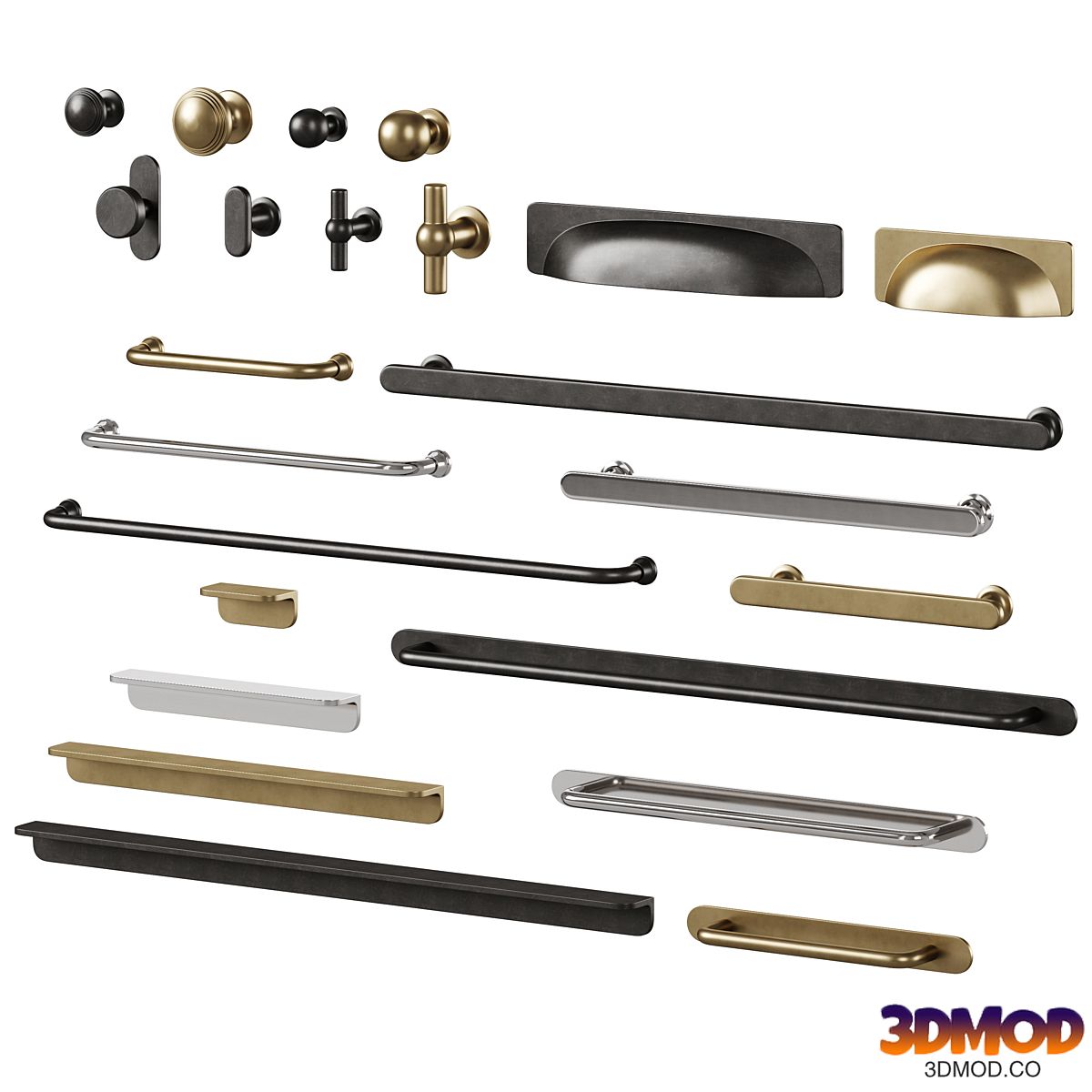 Furniture handles by Corston