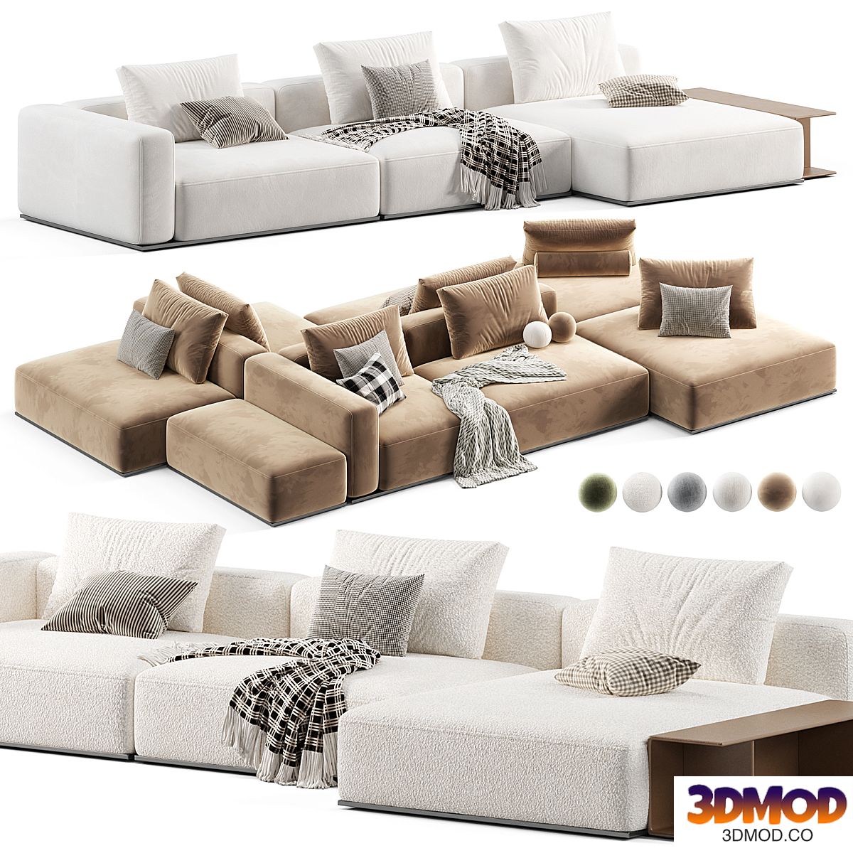 Poliform Westside Sectional Sofa