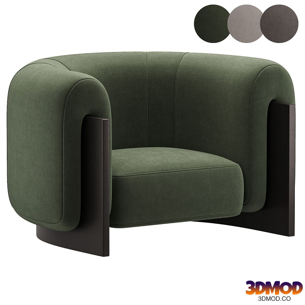 Minuit Armchair by Stephane Parmentier