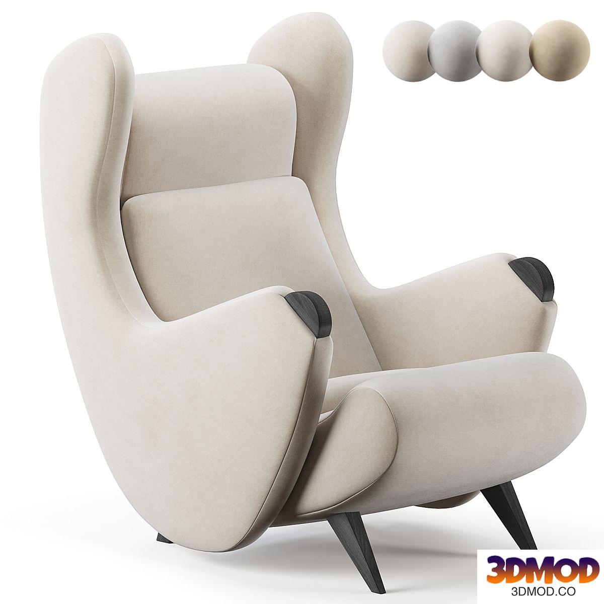 Cadillac armchair oak