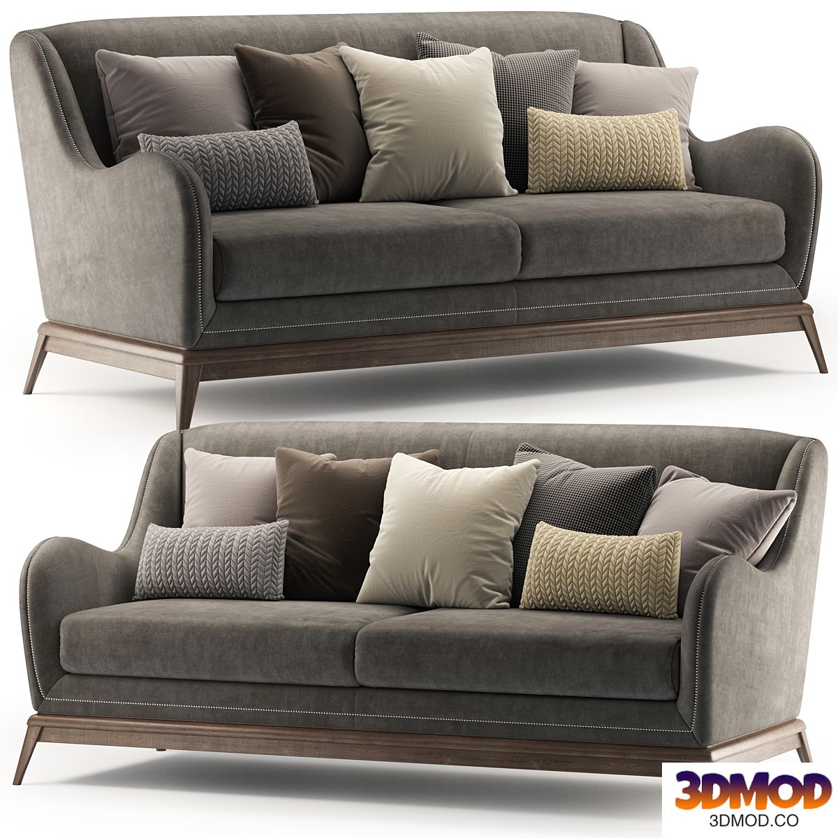 Volpi Contemporary Living sofa