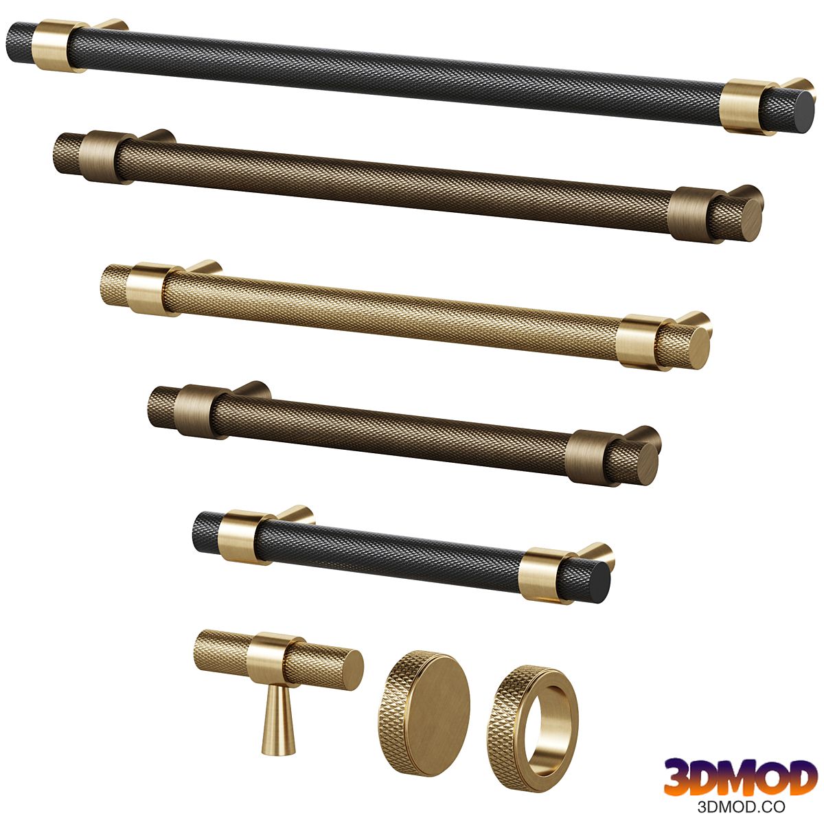 Furniture handles Vento and Kerma by Meraki