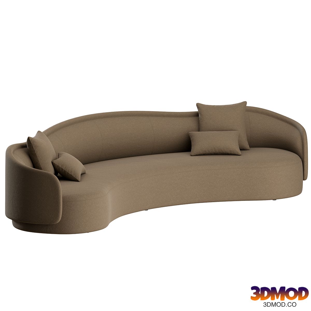 PIA Curved Sofa 350 by Collection Particuliere