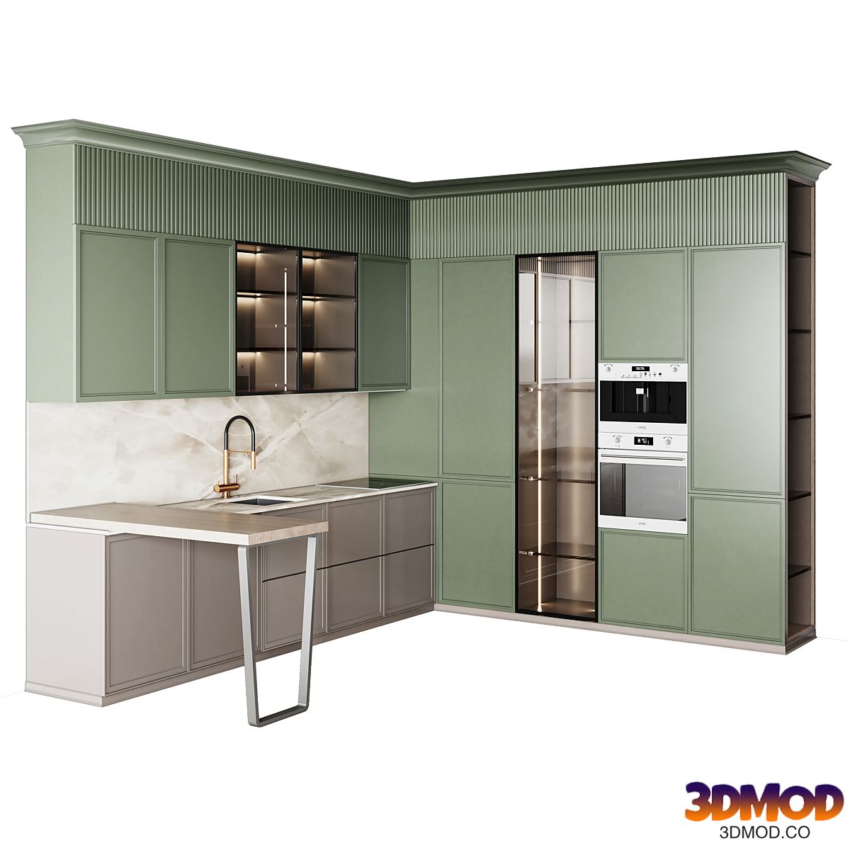 neoclassic kitchen 16