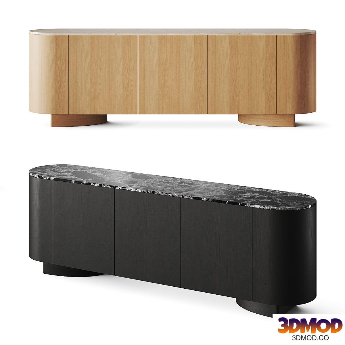 Naturedesign Flow Wooden Sideboard