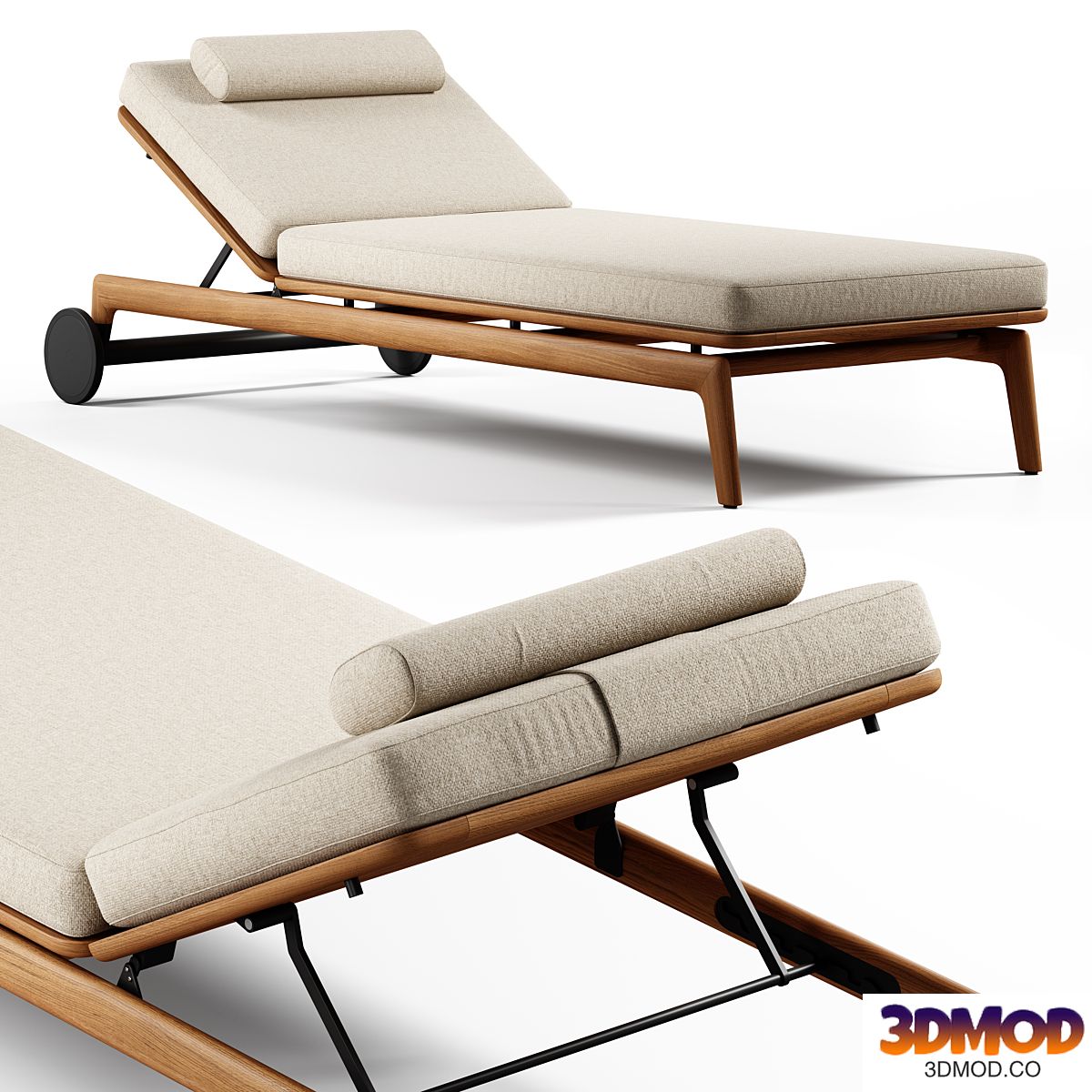 Poliform - Magnolia, Sun lounger by Emmanuel Gallina