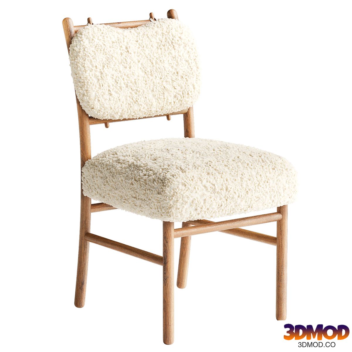 Pierre Oak Wood Dining Chair