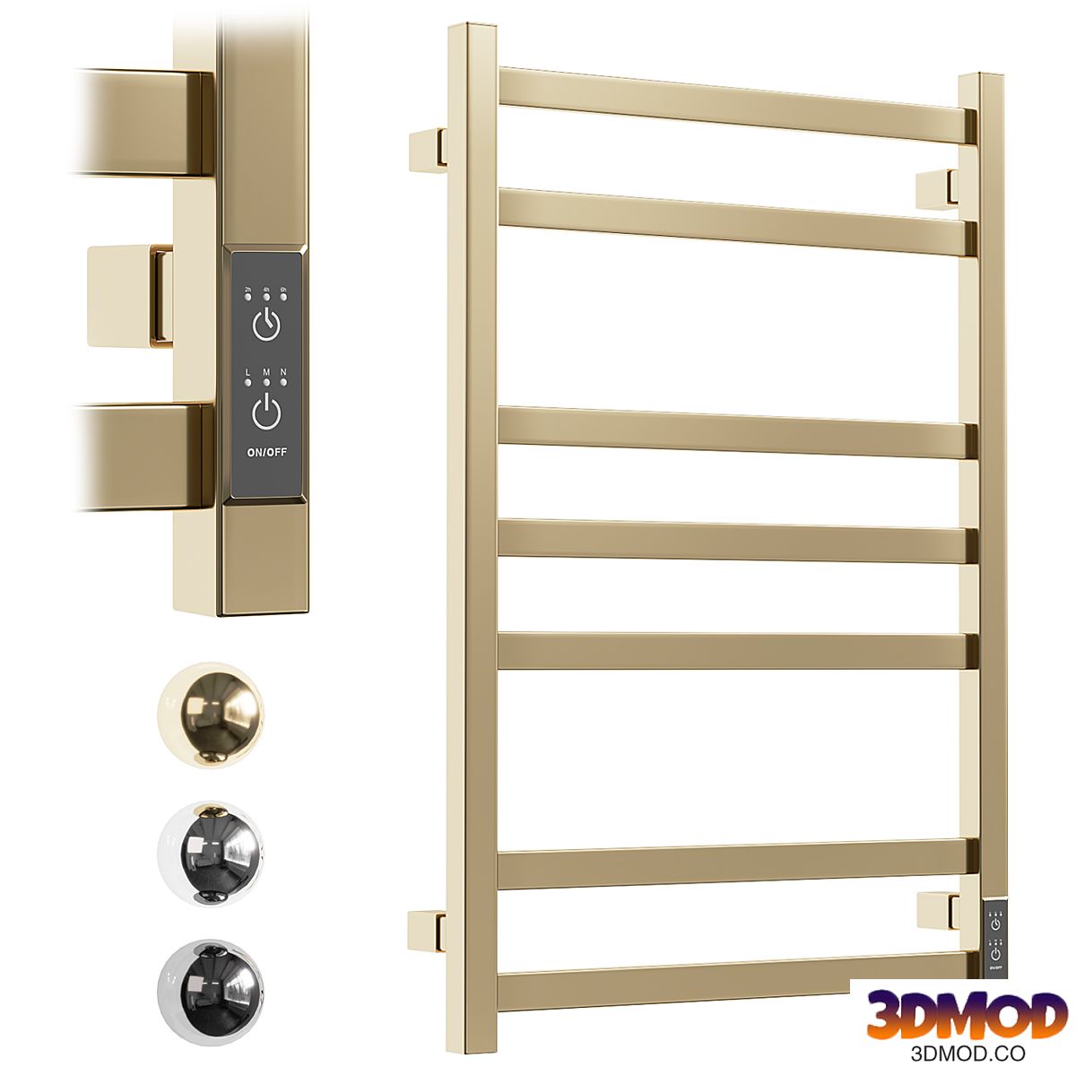 Electric heated towel rail EWRIKA Penelope V7