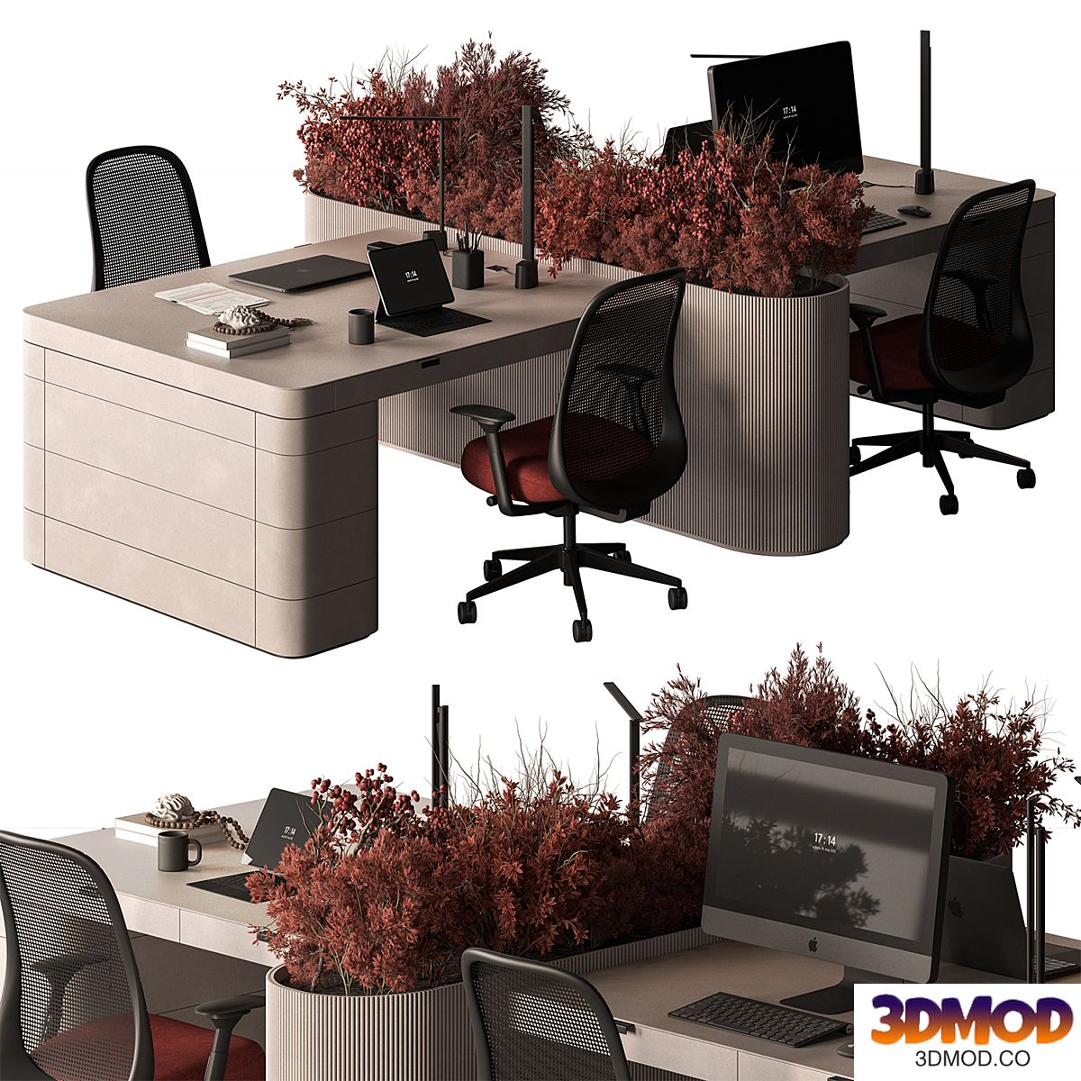 Employee Set - Office Furniture 864