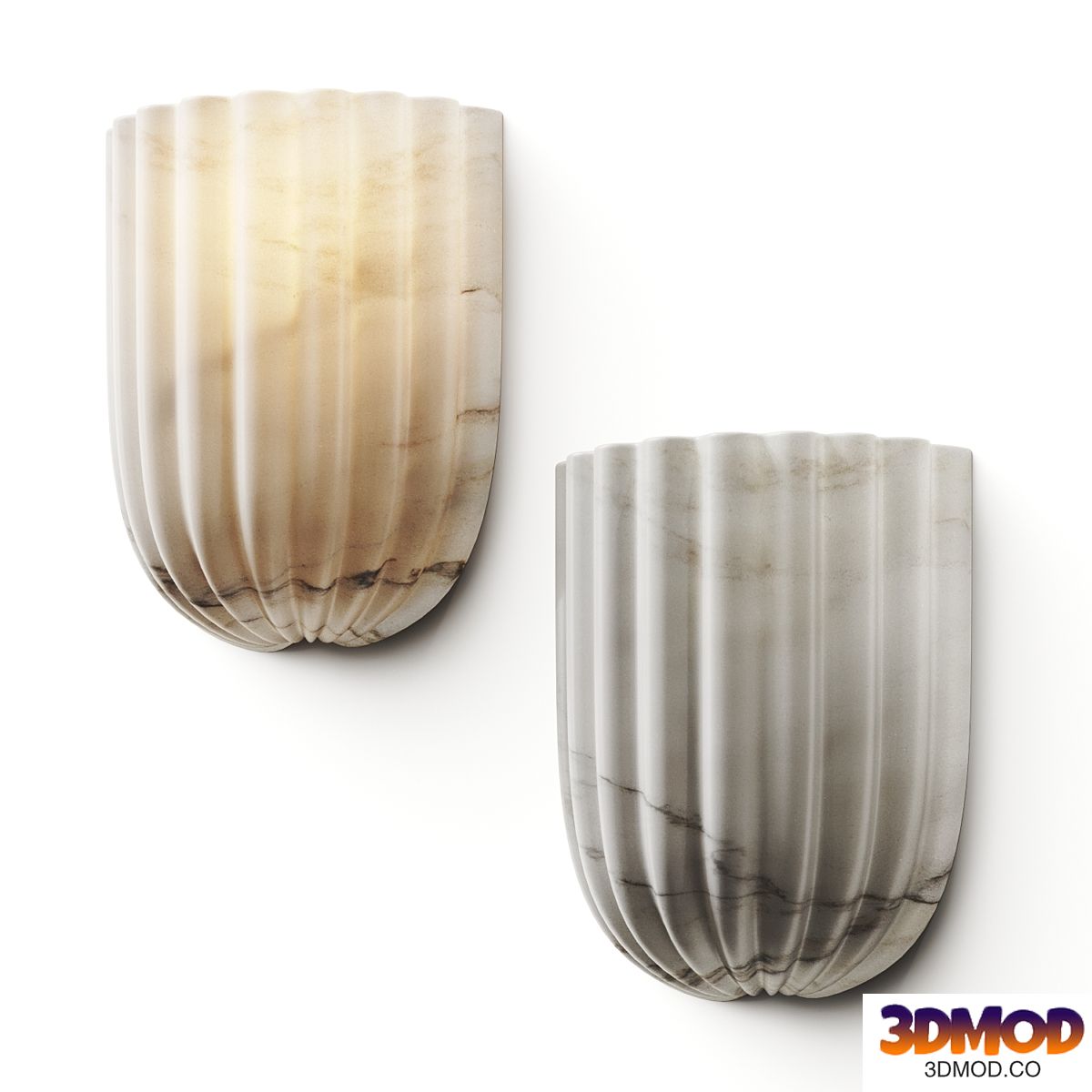 CB2 Ariel Fluted Wall Lamp