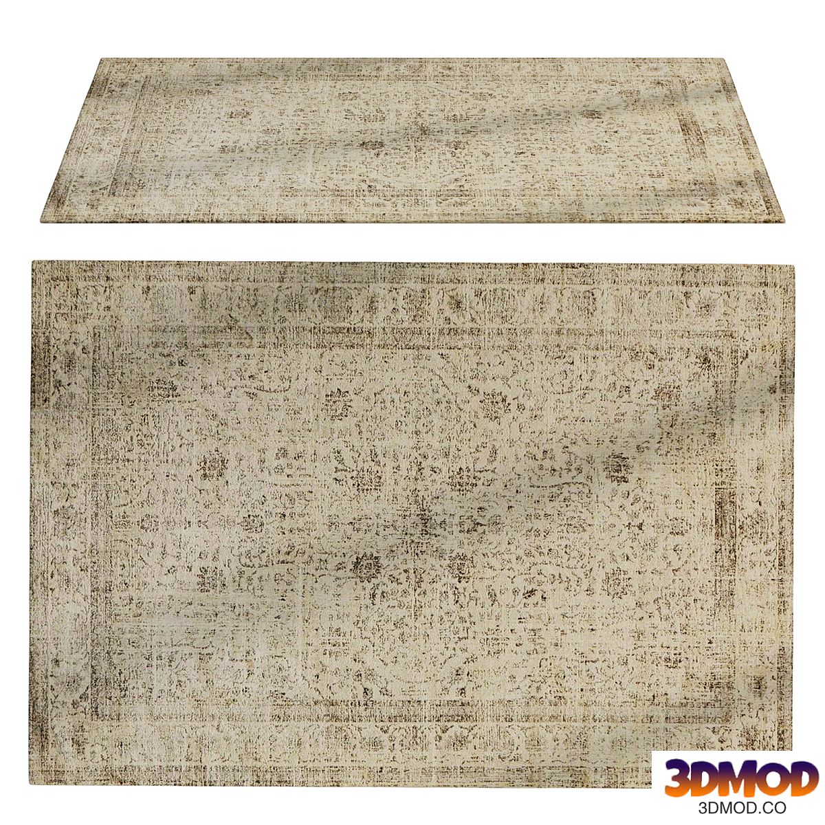 Vintage carpet ZARA HOME Beige