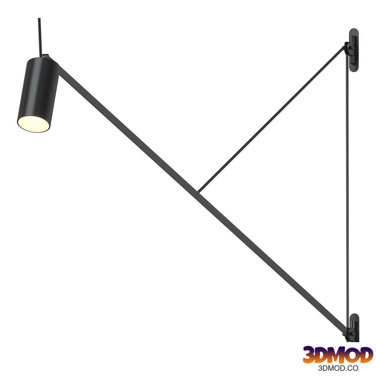 Swan Plug in Wall Sconce