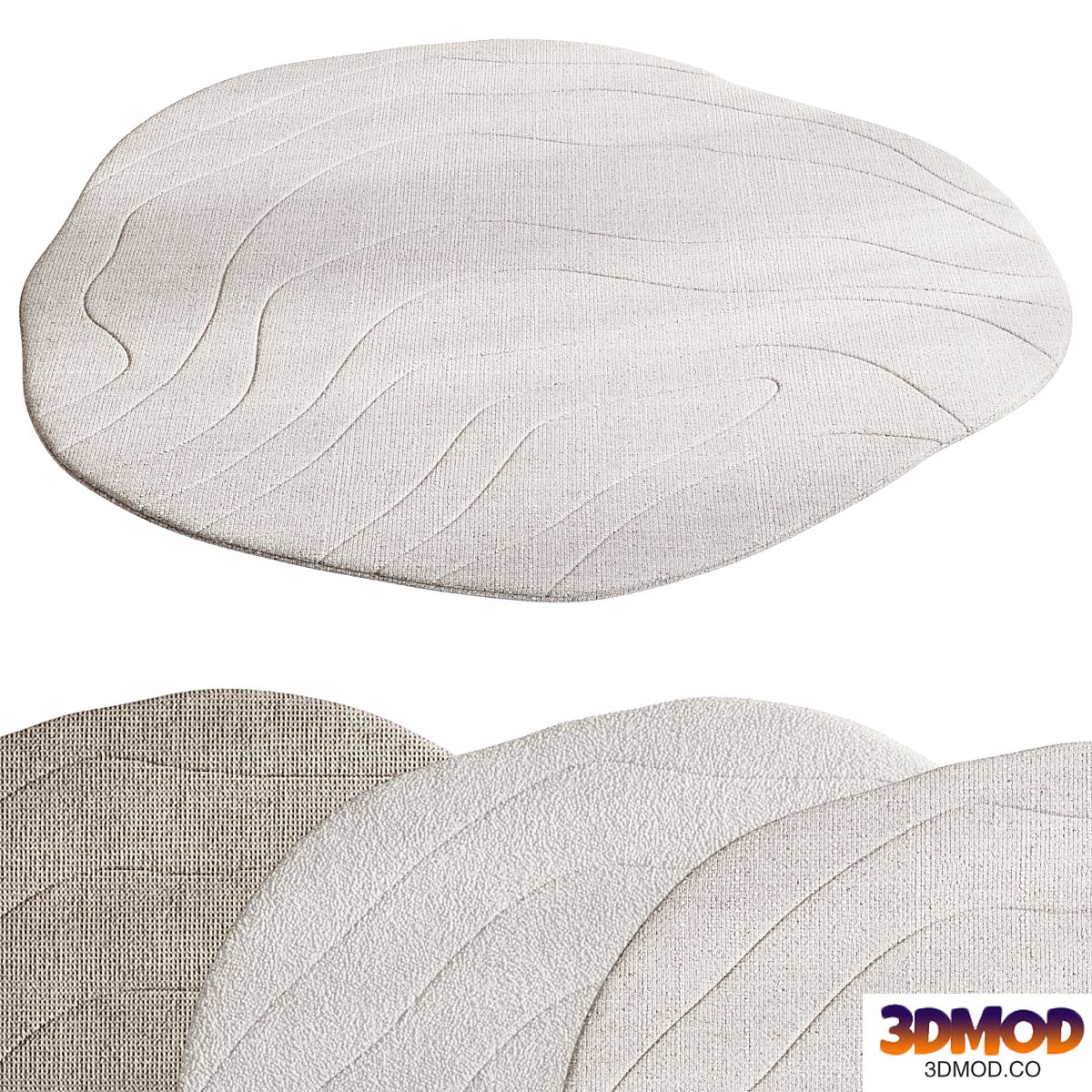 Carpet Barba Greige Ullmatta