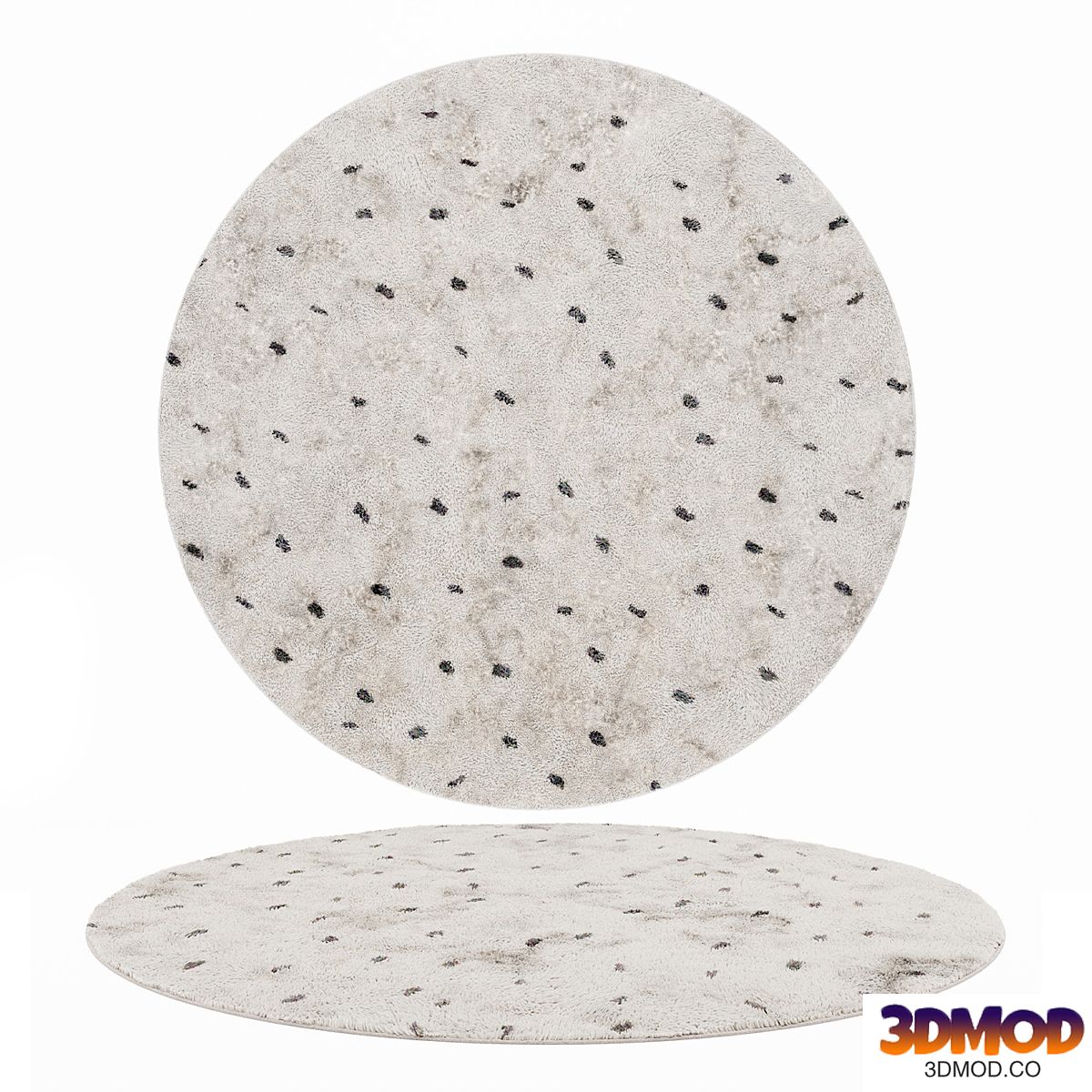 Round carpet Lally by Danton Home