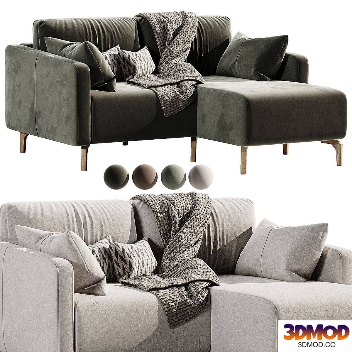 Corner sofa Lleri Mini | Divan.ru